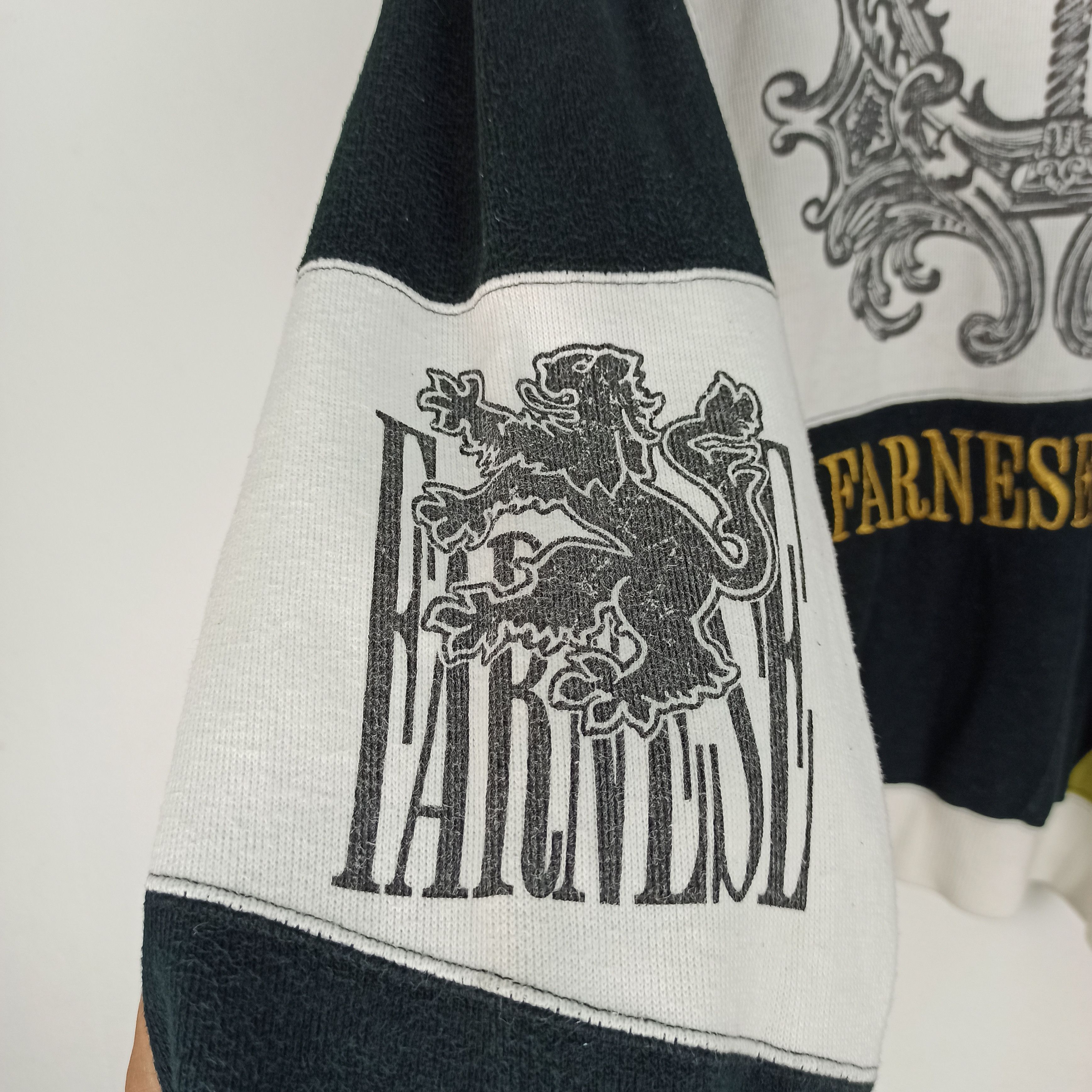 Japanese Brand Rare Farnese block colour design Sweatshirt Size US XL / EU 56 / 4 - 7 Thumbnail