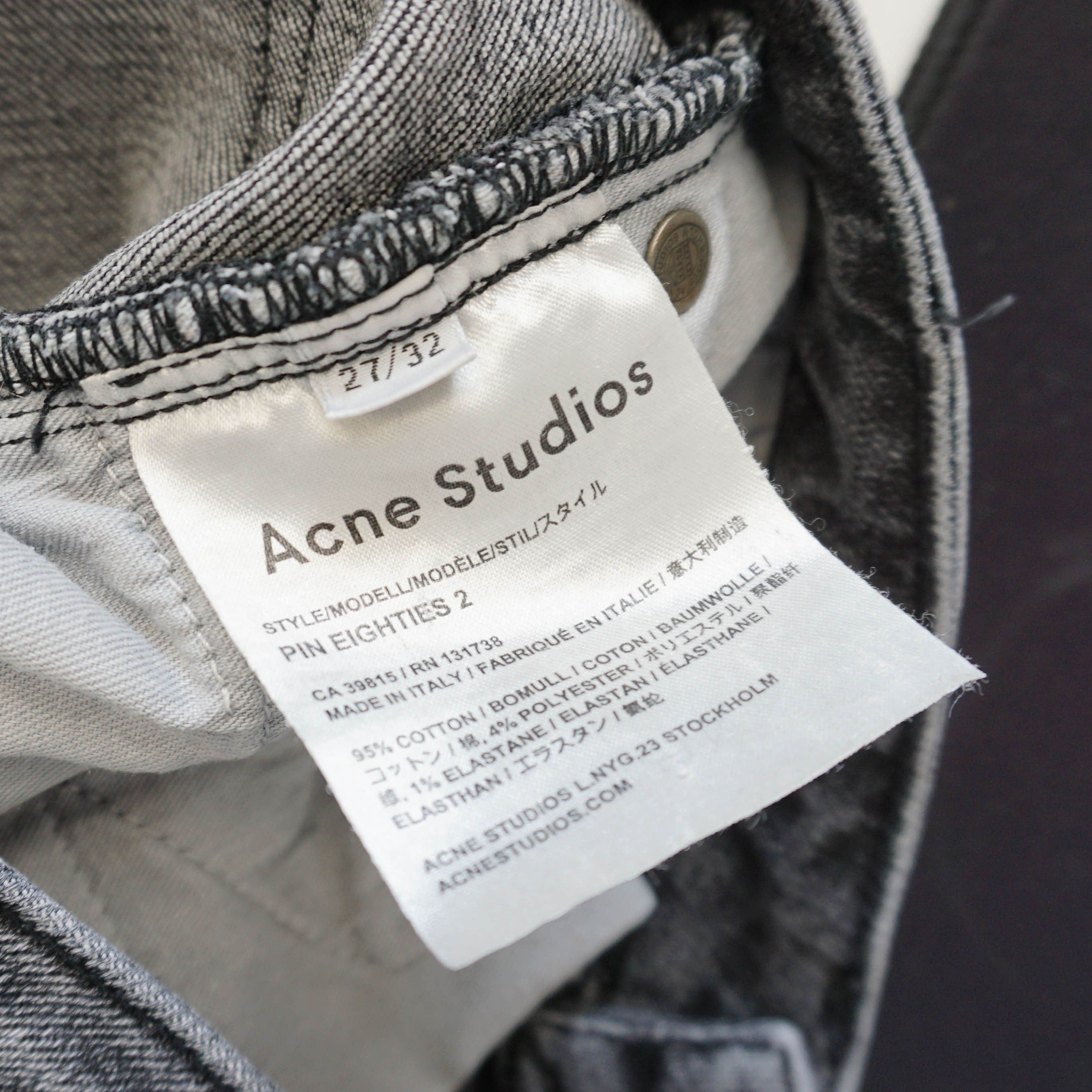 Acne Studios Pin Eighties 2 Jeans Size 27" / US 4 / IT 40 - 4 Thumbnail