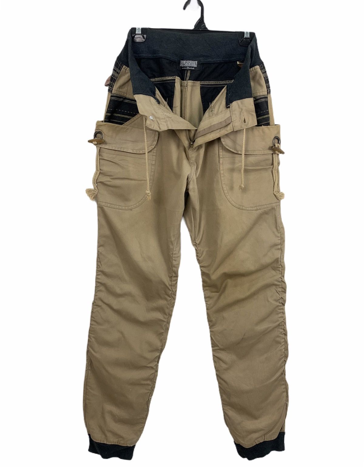 Japanese Brand × Seditionaries DOMINATE Punk Baggy Kinky Wrinkle SpringLeg Bush Cargo Pant Size US 32 / EU 48 - 3 Thumbnail