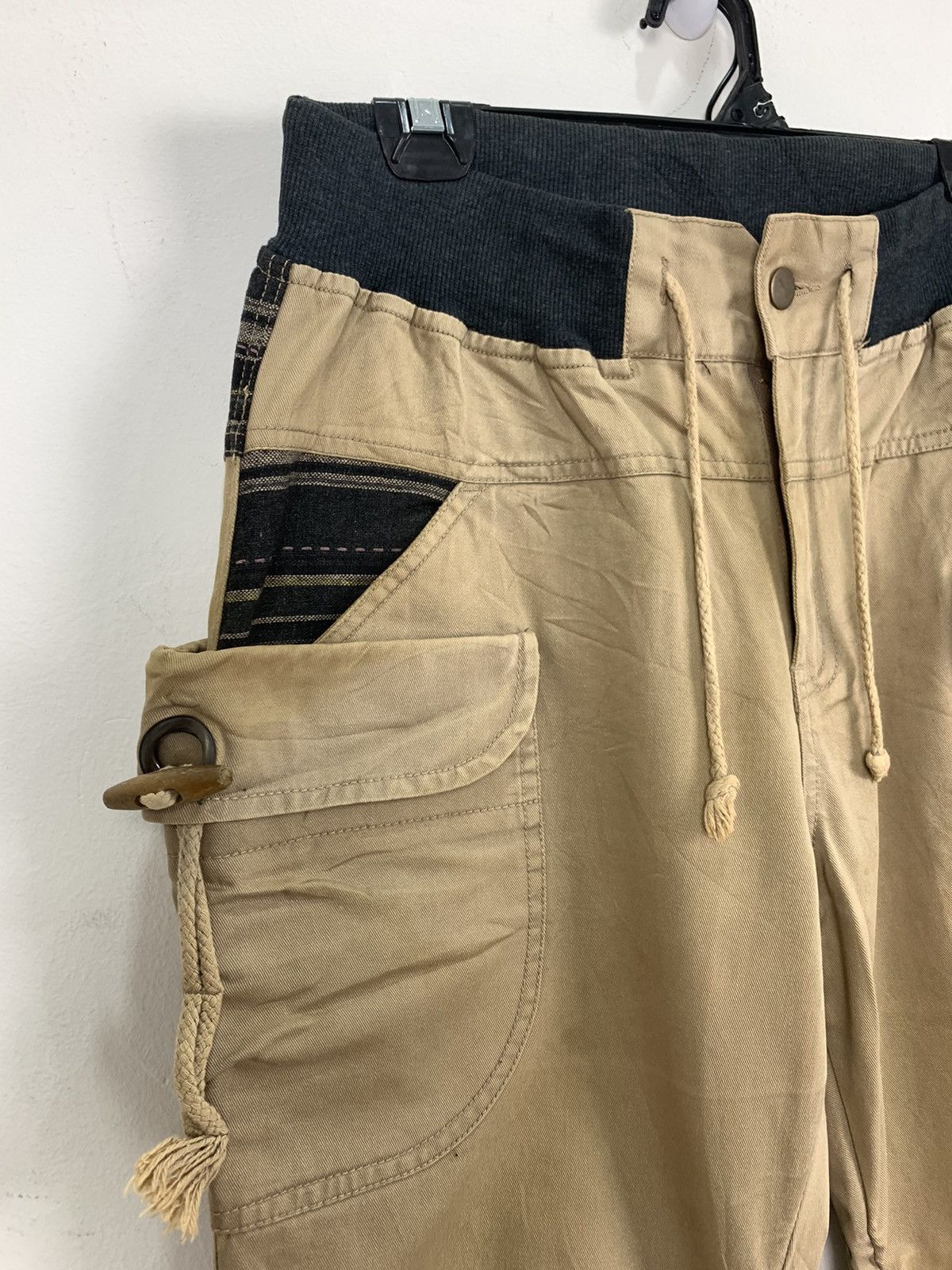 Japanese Brand × Seditionaries DOMINATE Punk Baggy Kinky Wrinkle SpringLeg Bush Cargo Pant Size US 32 / EU 48 - 8 Thumbnail