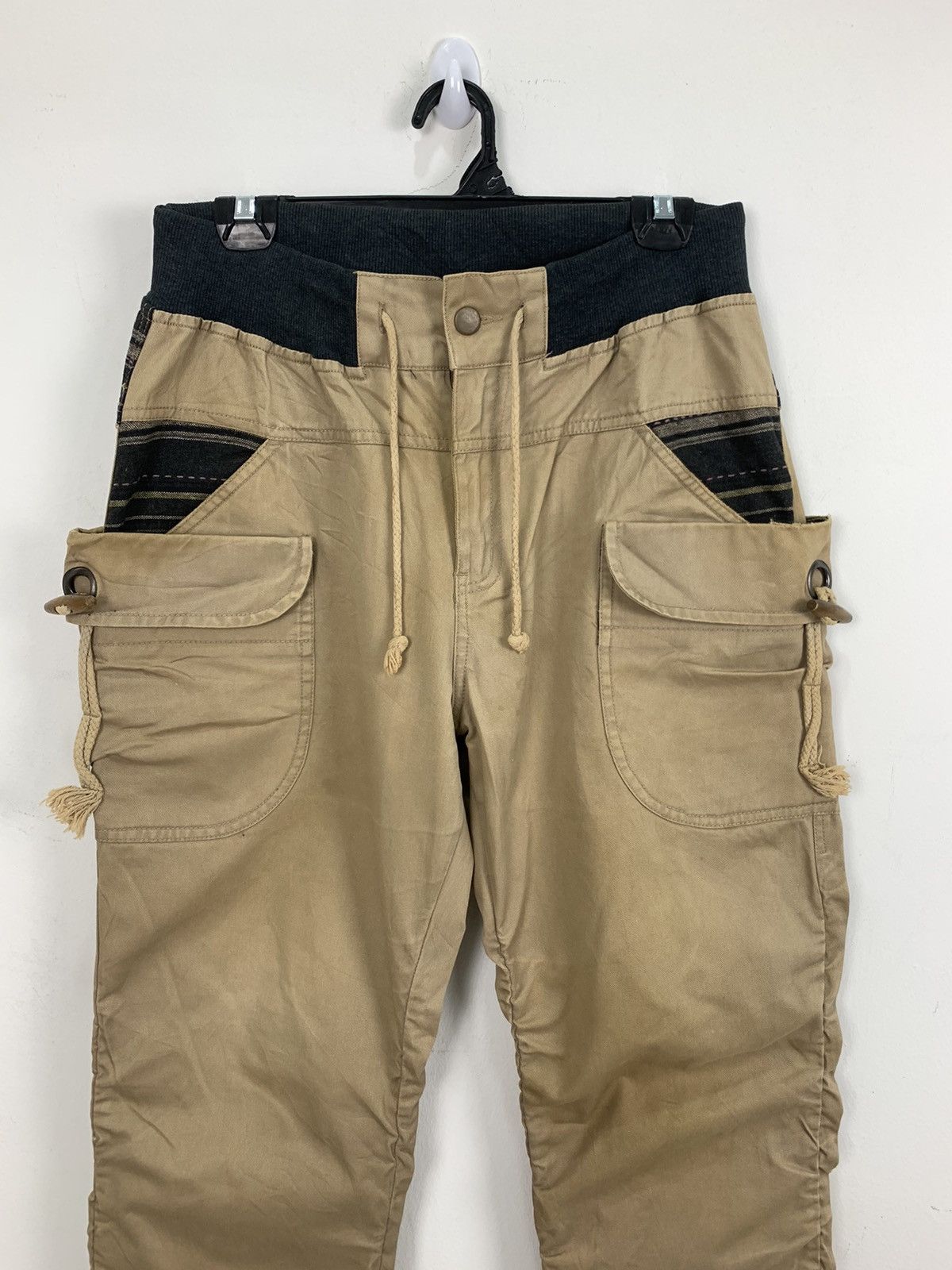 Japanese Brand × Seditionaries DOMINATE Punk Baggy Kinky Wrinkle SpringLeg Bush Cargo Pant Size US 32 / EU 48 - 4 Thumbnail