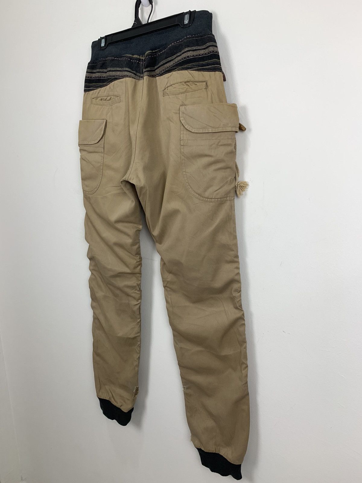 Japanese Brand × Seditionaries DOMINATE Punk Baggy Kinky Wrinkle SpringLeg Bush Cargo Pant Size US 32 / EU 48 - 13 Thumbnail
