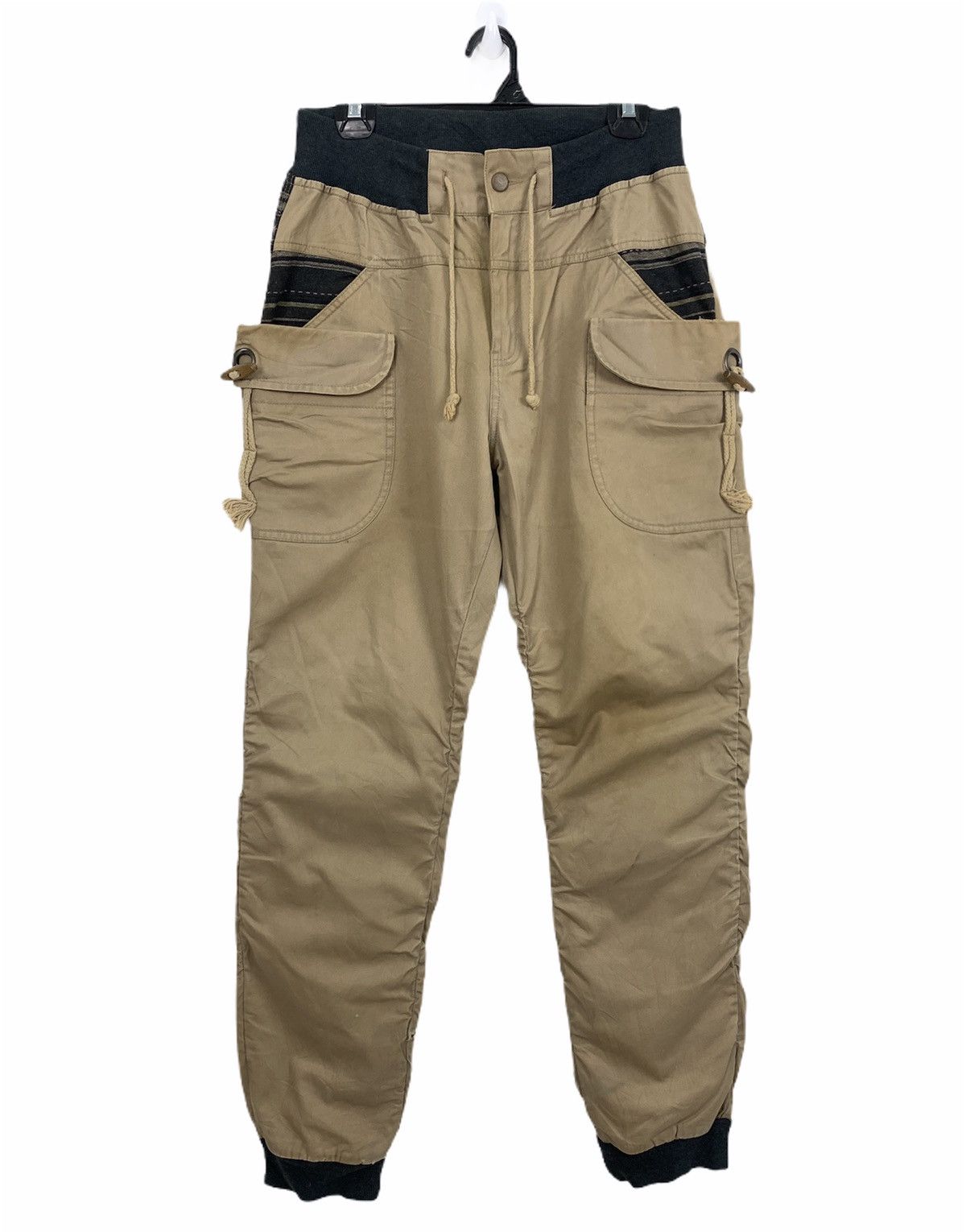 Japanese Brand × Seditionaries DOMINATE Punk Baggy Kinky Wrinkle SpringLeg Bush Cargo Pant Size US 32 / EU 48 - 1 Thumbnail