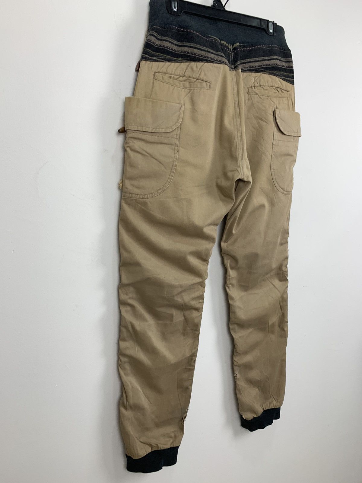 Japanese Brand × Seditionaries DOMINATE Punk Baggy Kinky Wrinkle SpringLeg Bush Cargo Pant Size US 32 / EU 48 - 12 Thumbnail