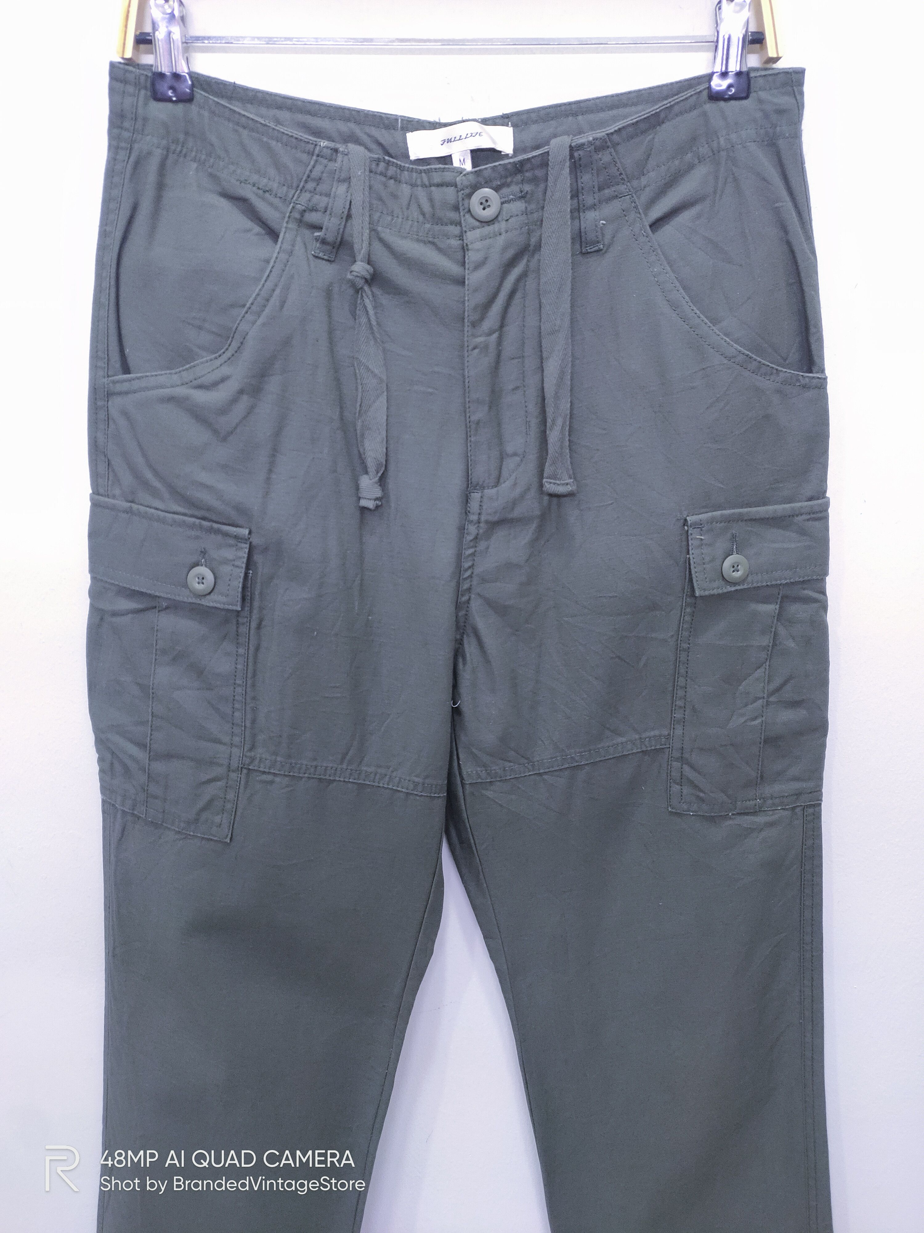 Japanese Brand FULLLIFE Pullover Drawstring Multipocket Workwear CargoPant Size US 31 - 4 Thumbnail