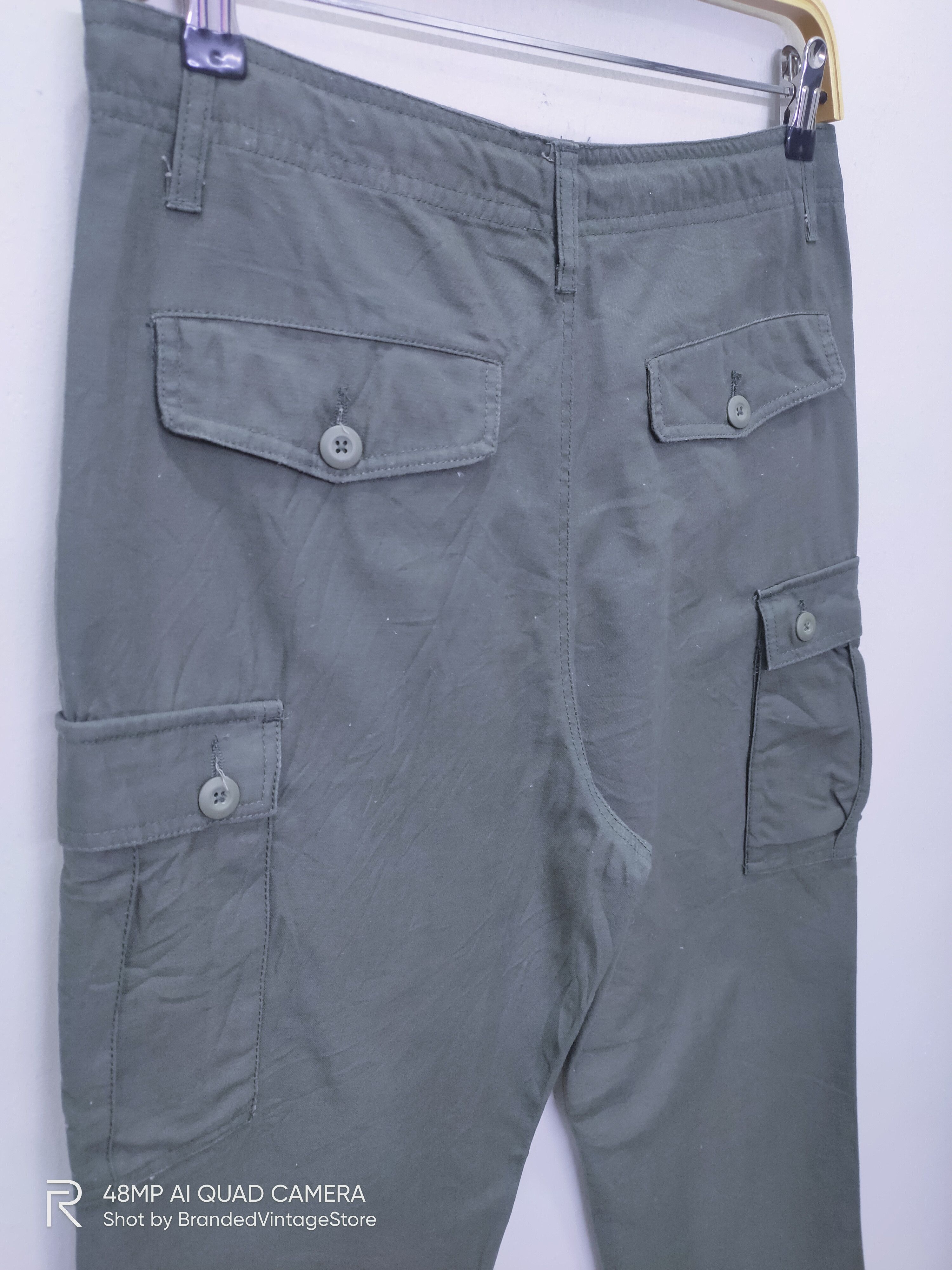 Japanese Brand FULLLIFE Pullover Drawstring Multipocket Workwear CargoPant Size US 31 - 11 Thumbnail