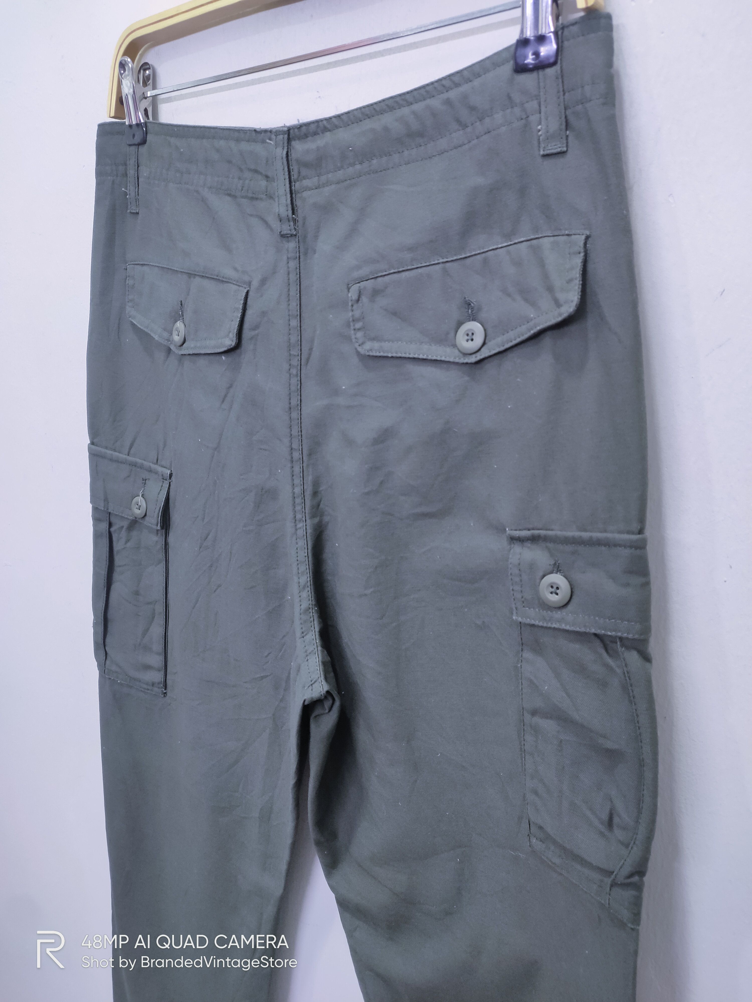 Japanese Brand FULLLIFE Pullover Drawstring Multipocket Workwear CargoPant Size US 31 - 12 Thumbnail