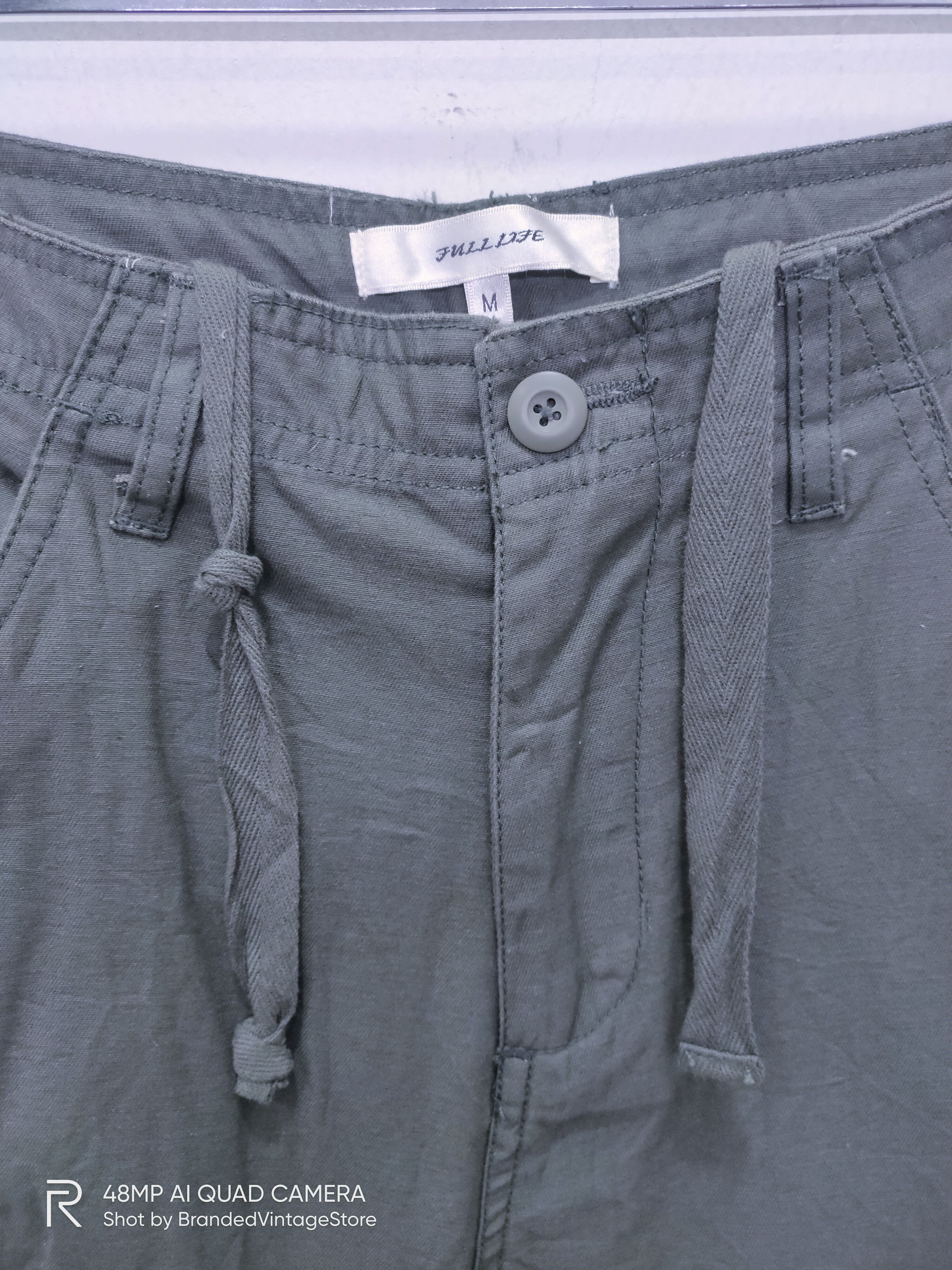 Japanese Brand FULLLIFE Pullover Drawstring Multipocket Workwear CargoPant Size US 31 - 7 Thumbnail