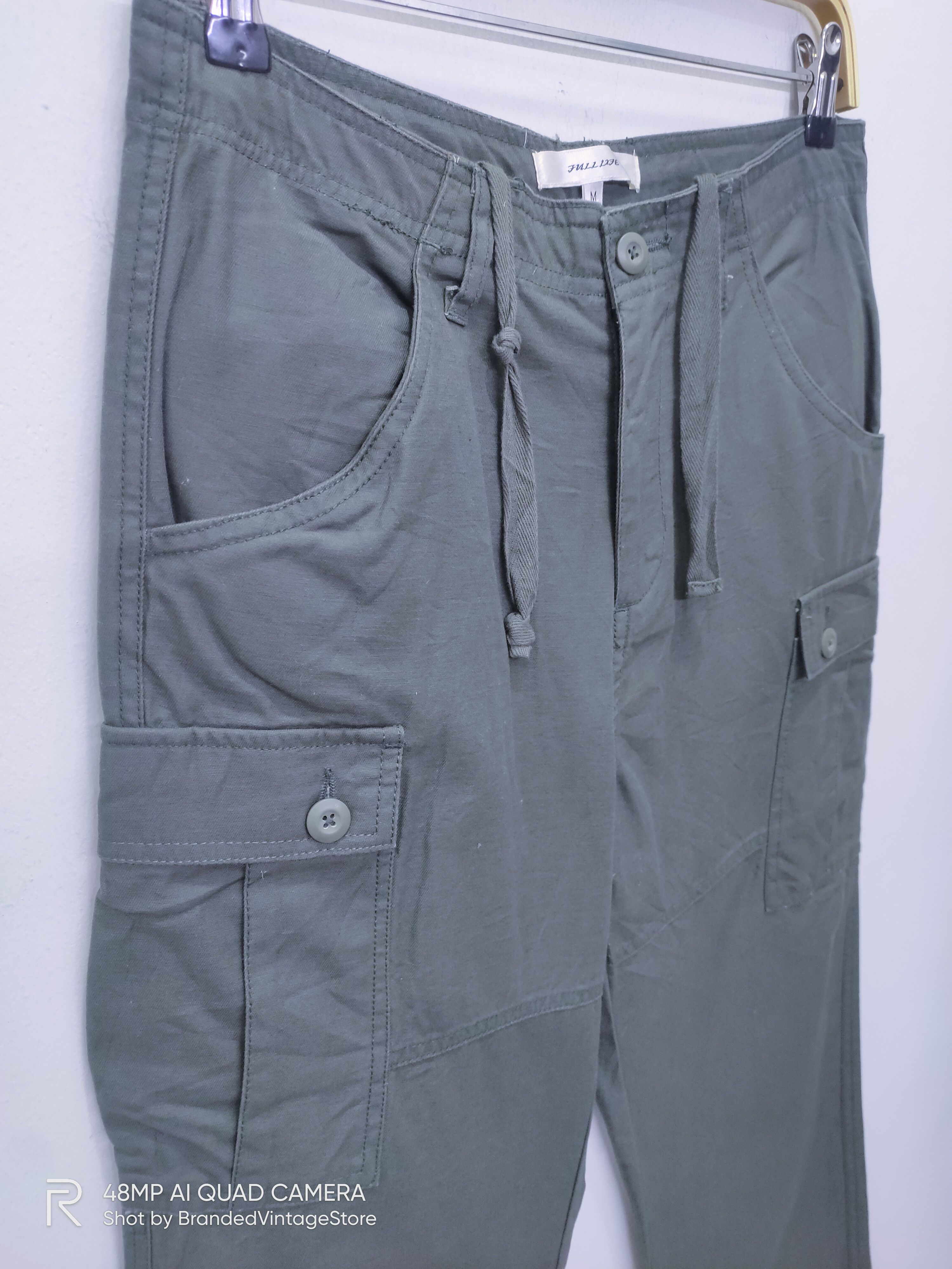 Japanese Brand FULLLIFE Pullover Drawstring Multipocket Workwear CargoPant Size US 31 - 6 Thumbnail
