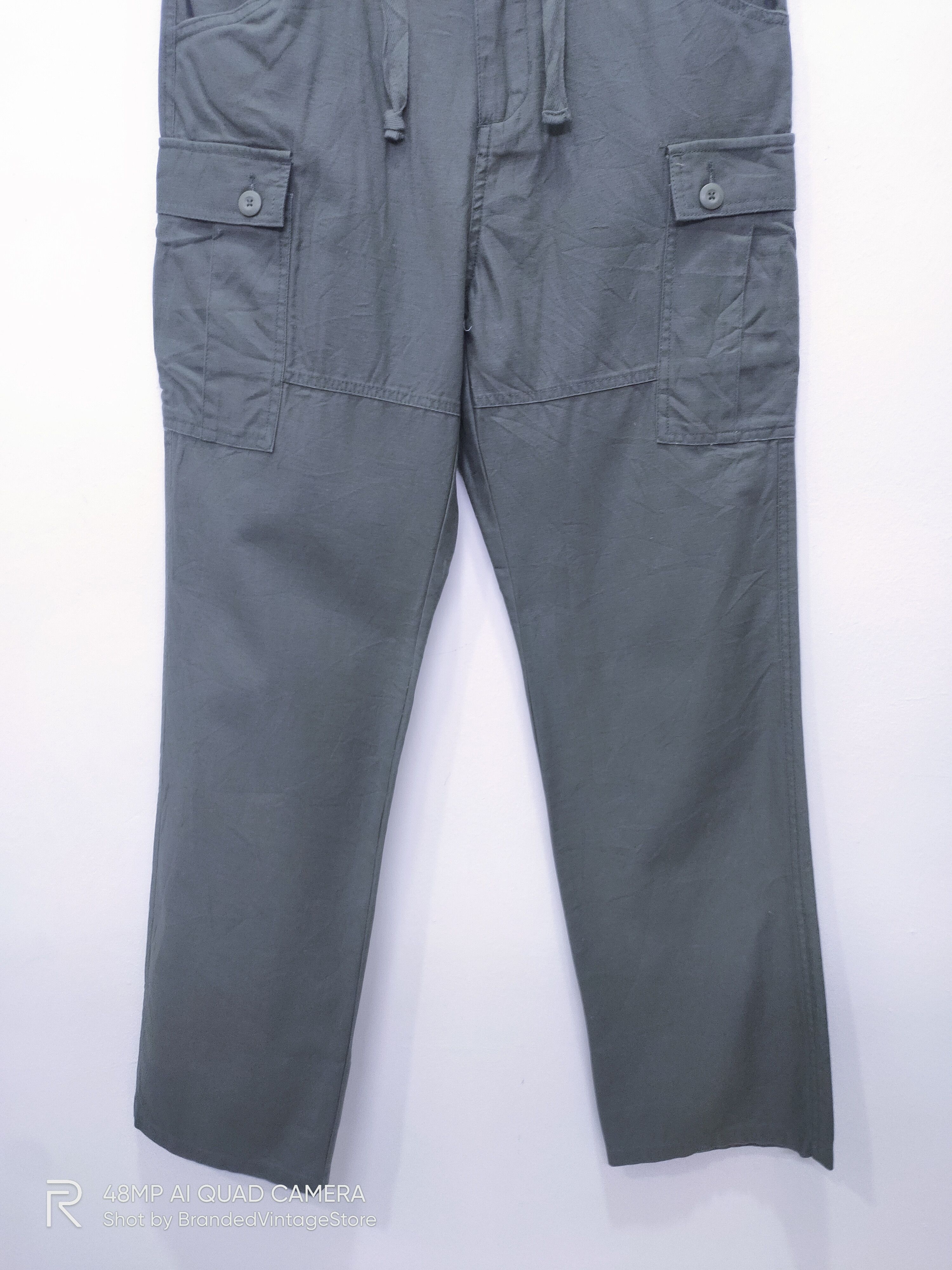 Japanese Brand FULLLIFE Pullover Drawstring Multipocket Workwear CargoPant Size US 31 - 5 Thumbnail