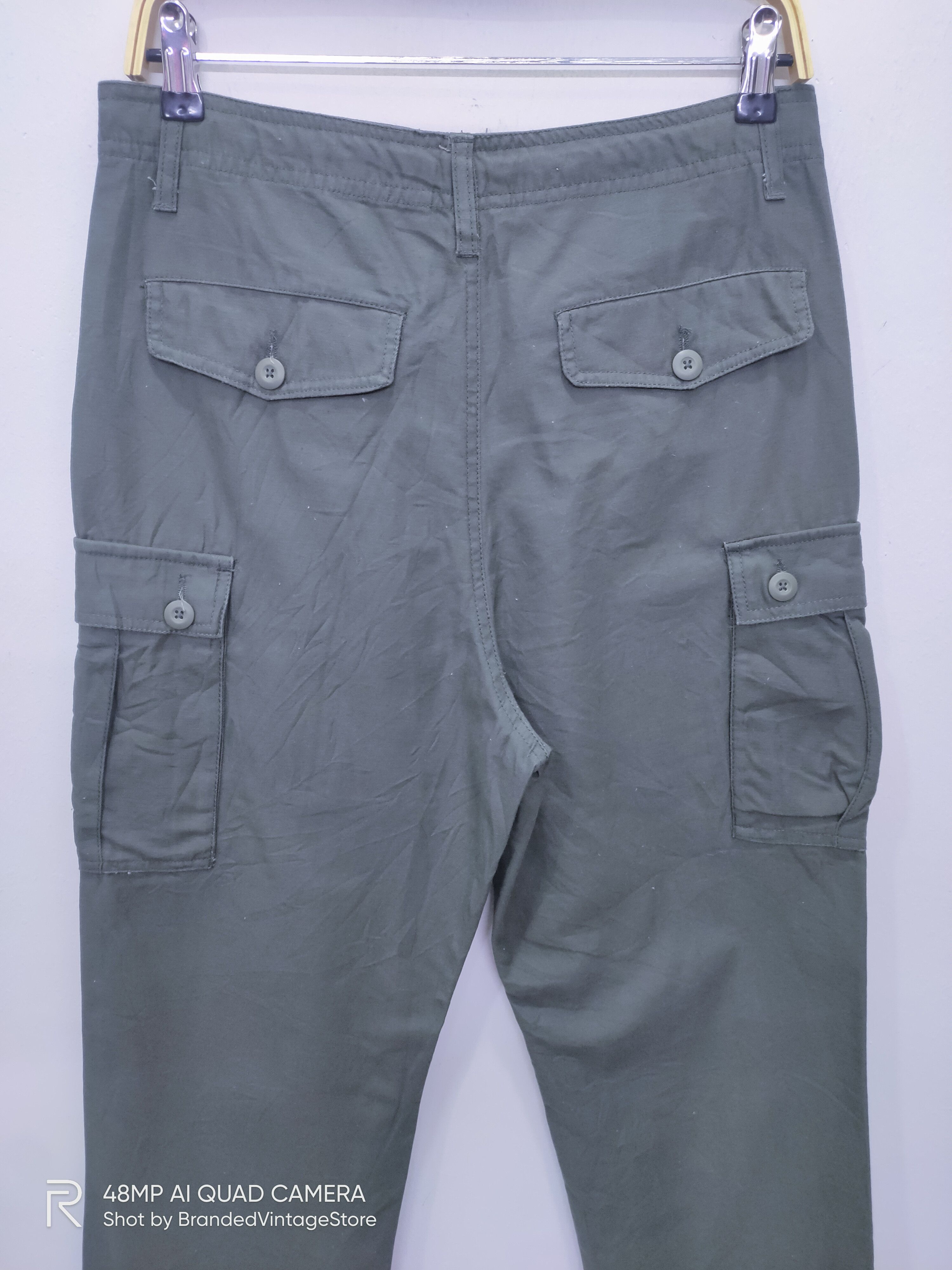 Japanese Brand FULLLIFE Pullover Drawstring Multipocket Workwear CargoPant Size US 31 - 9 Thumbnail
