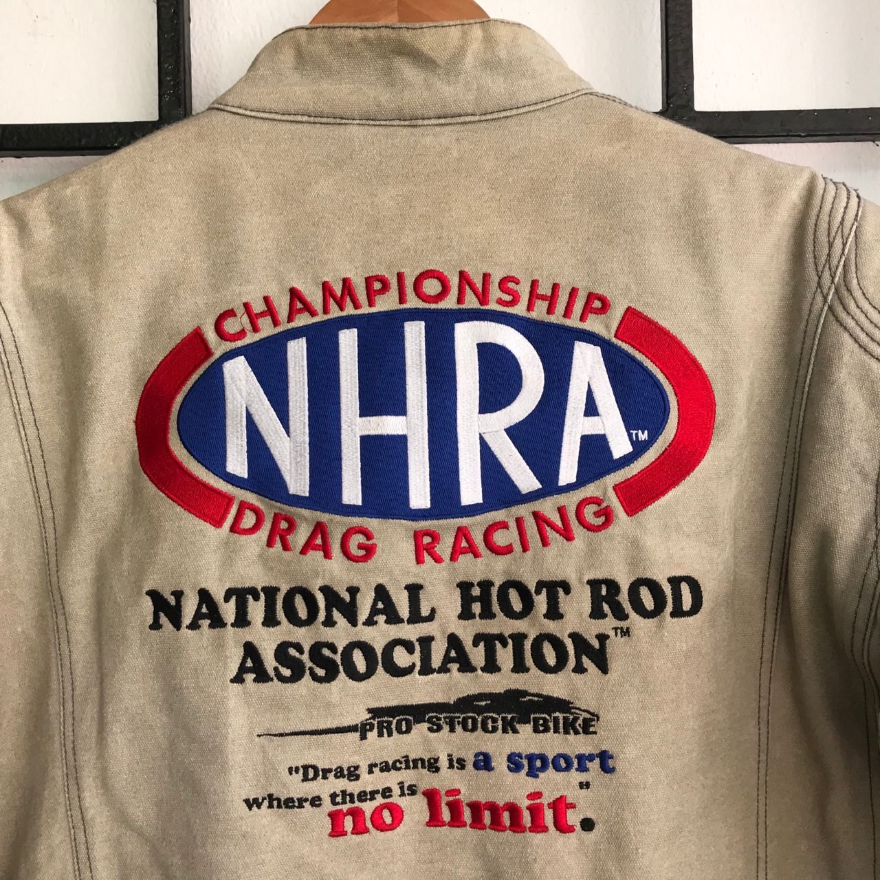 Vintage 🔥 Vintage NHRA Drag Racing Bikers Jacket Size US M / EU 48-50 / 2 - 2 Thumbnail