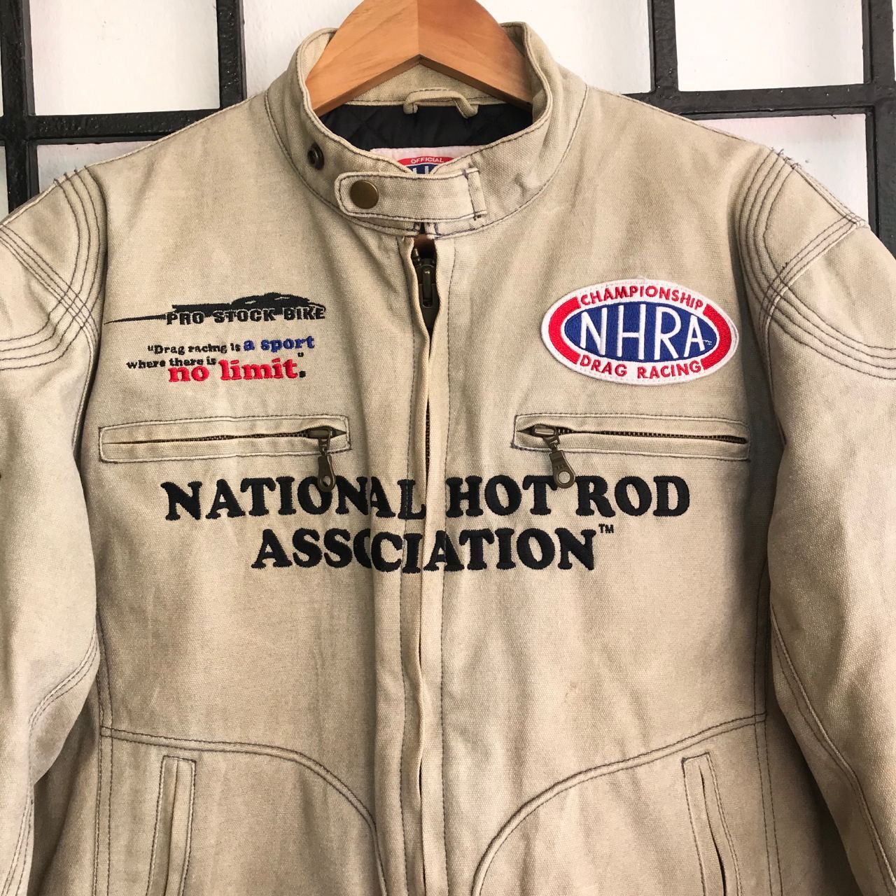 Vintage 🔥 Vintage NHRA Drag Racing Bikers Jacket Size US M / EU 48-50 / 2 - 4 Thumbnail
