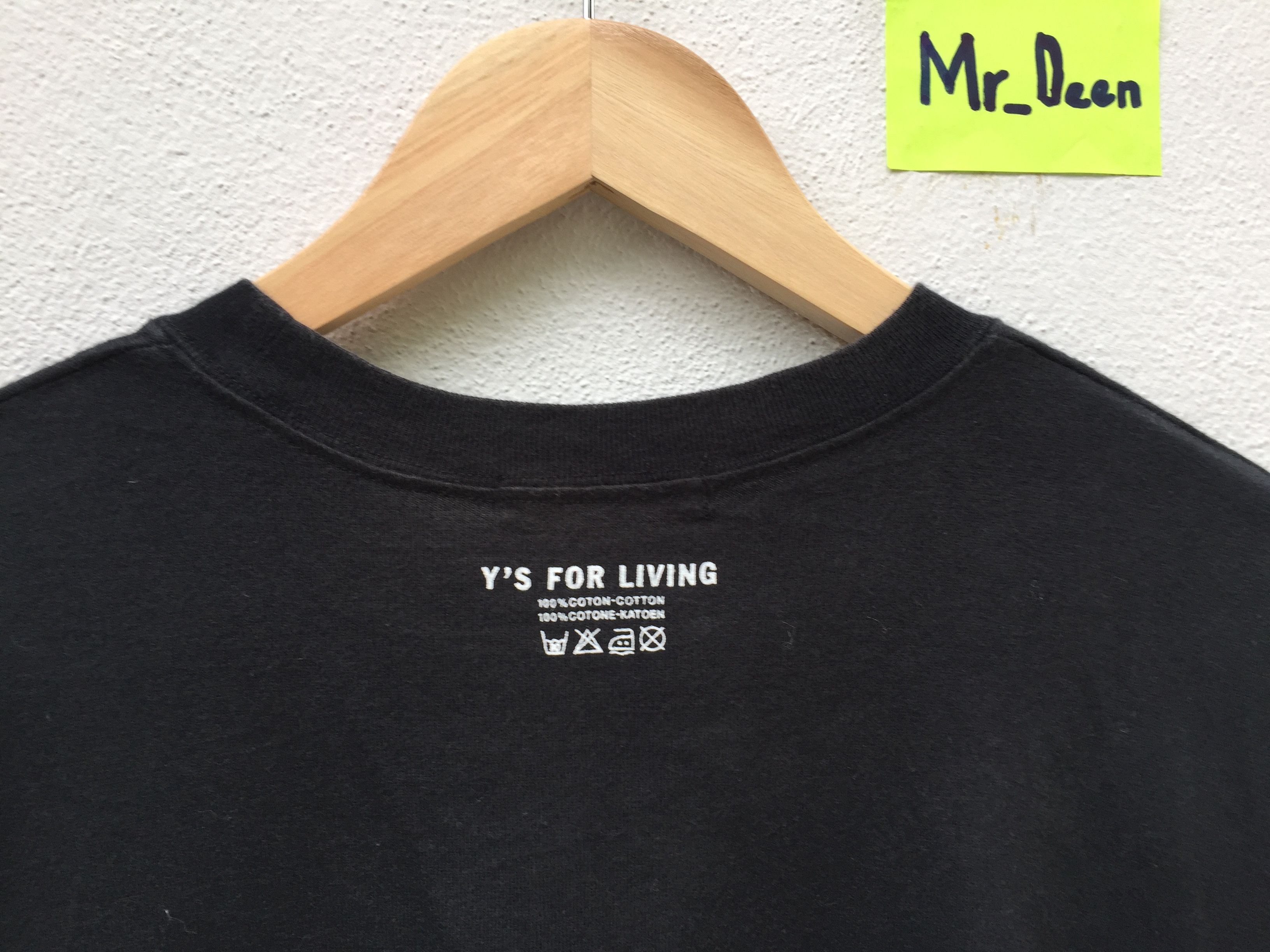 Yohji Yamamoto Ys for living by Yohji Yamamoto T-shirt Size US S / EU 44-46 / 1 - 5 Thumbnail
