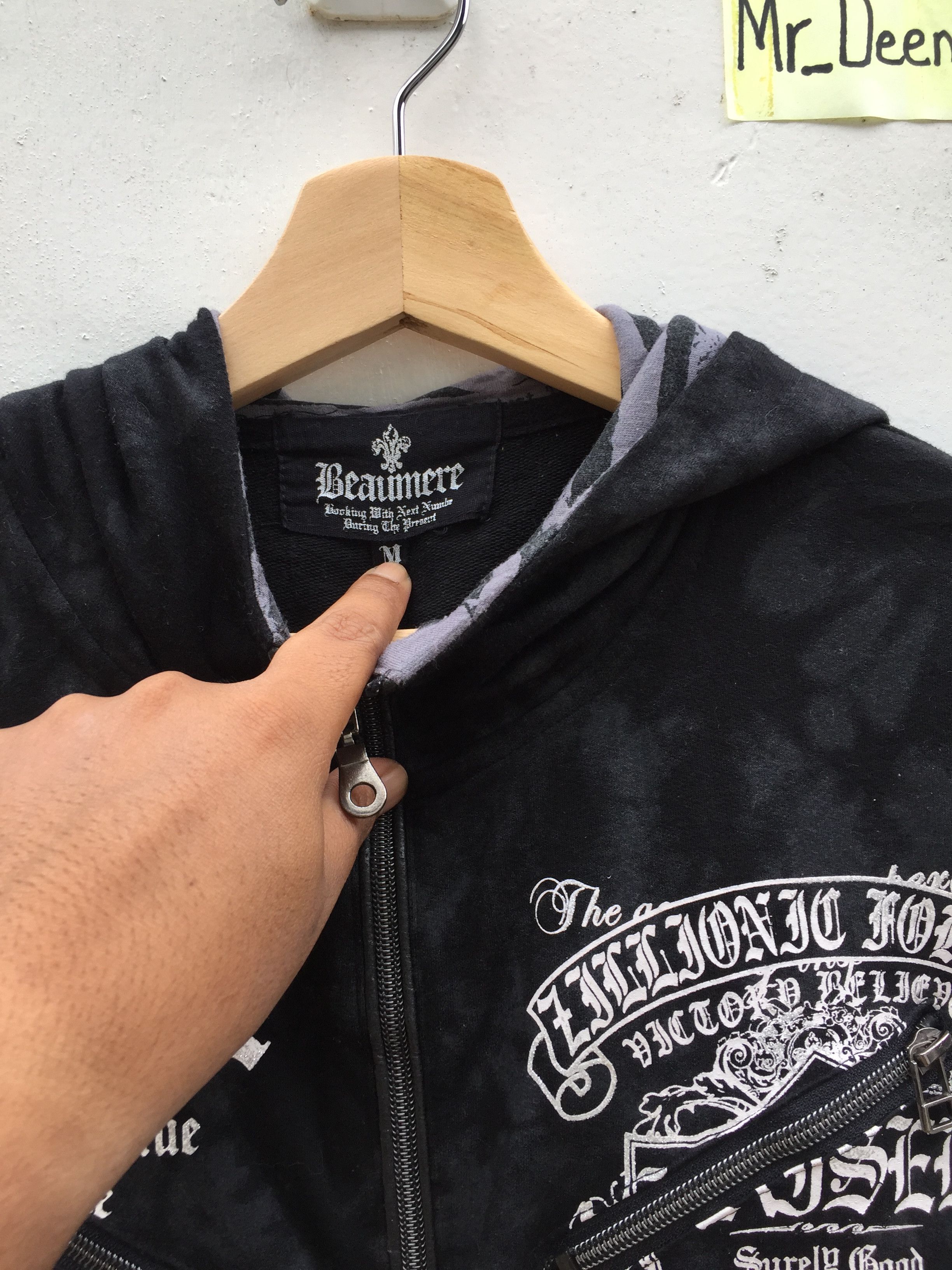 Japanese Brand Japanese Brand Punker Design skull hoodie Size US M / EU 48-50 / 2 - 5 Thumbnail