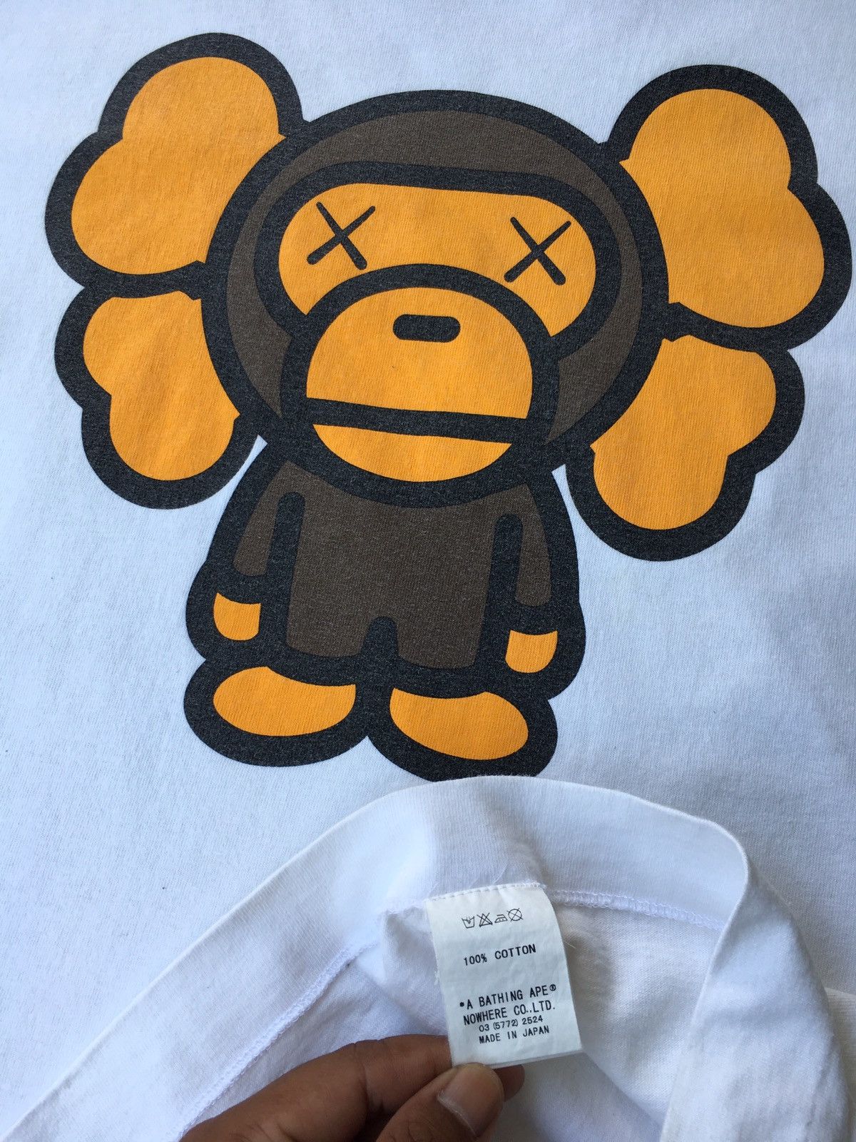 Bape × Kaws Bape x Kaws Baby Milo Tee Size US M / EU 48-50 / 2 - 12 Thumbnail