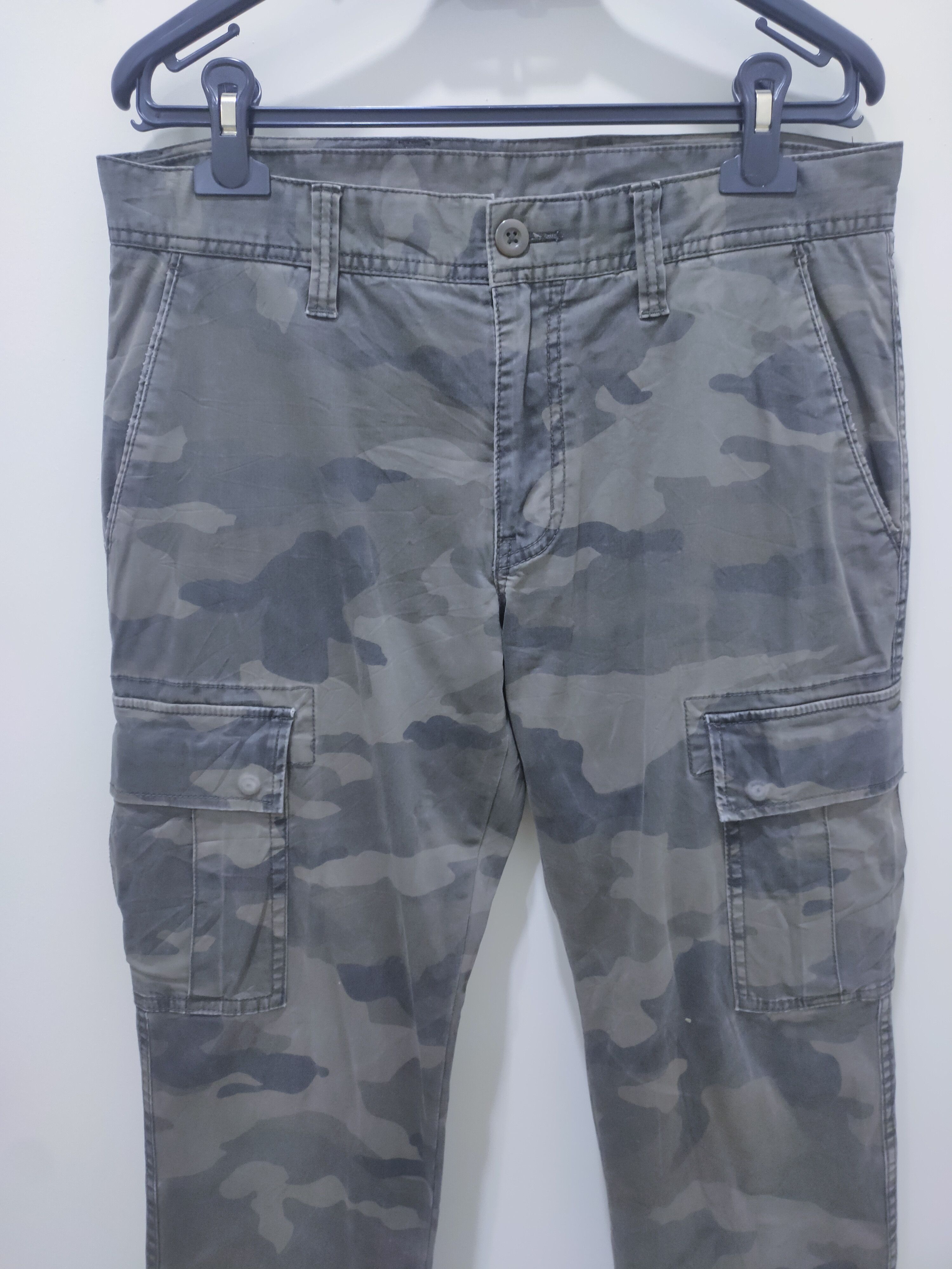 Uniqlo UNIQLO Camo Military Multipocket Streetwear Rare Cargo Pant Size US 32 / EU 48 - 4 Thumbnail