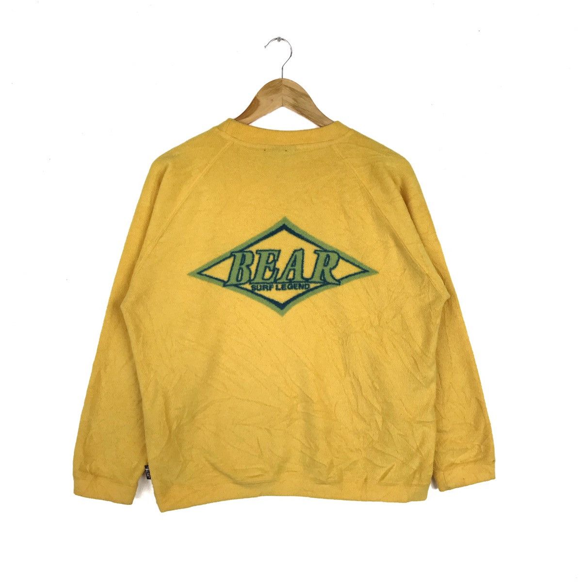 Vintage Vintage 90s Bear Surf Fleece Sweatshirt Size US M / EU 48-50 / 2 - 1 Thumbnail