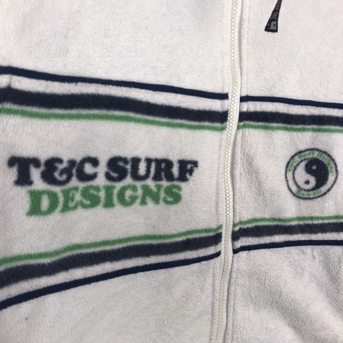 Vintage Vintage Town & Country Surfing Fleece Jacket Size US L / EU 52-54 / 3 - 5 Thumbnail