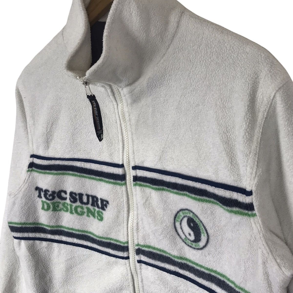 Vintage Vintage Town & Country Surfing Fleece Jacket Size US L / EU 52-54 / 3 - 4 Thumbnail
