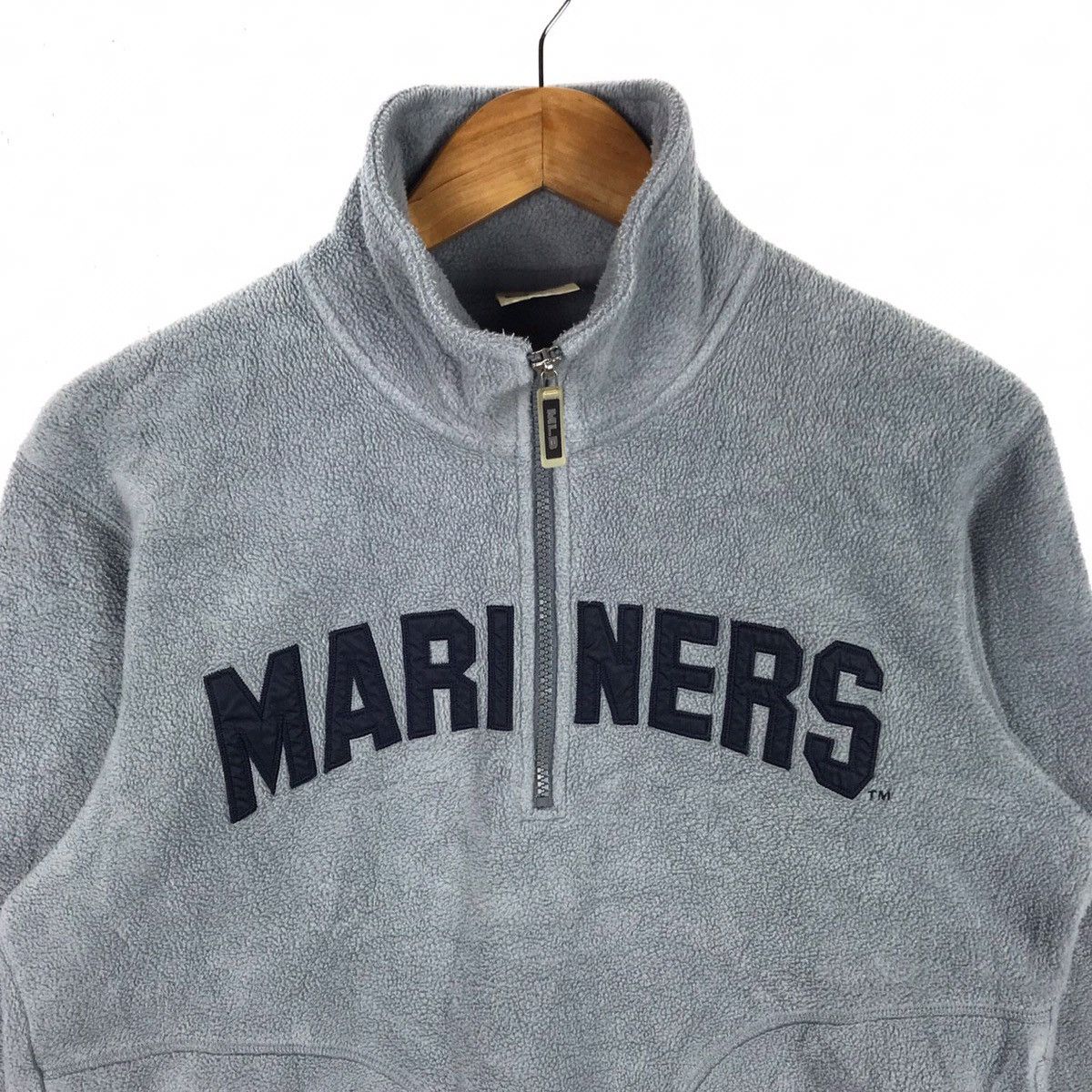 MLB Seattle Mariners Half Zipper Fleece Sweatshirt Jacket Size US M / EU 48-50 / 2 - 3 Thumbnail