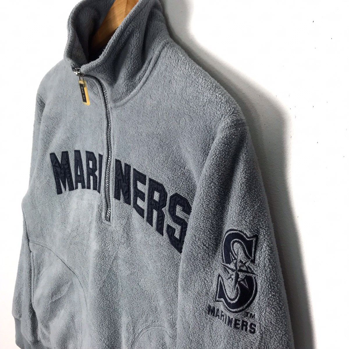 MLB Seattle Mariners Half Zipper Fleece Sweatshirt Jacket Size US M / EU 48-50 / 2 - 5 Thumbnail