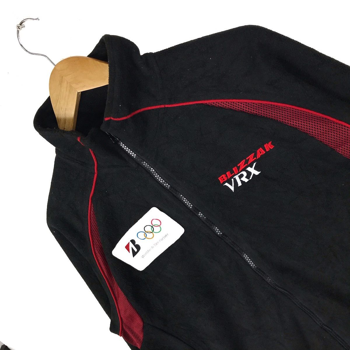 Vintage Vintage Blizzak VRX x Bridgestone x Olympic Fleece Jacket Size US L / EU 52-54 / 3 - 3 Thumbnail
