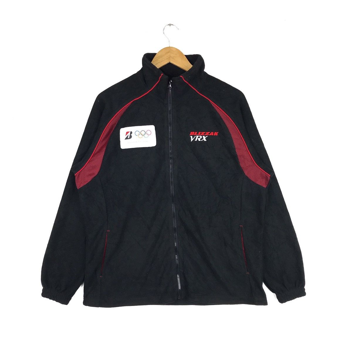 Vintage Vintage Blizzak VRX x Bridgestone x Olympic Fleece Jacket Size US L / EU 52-54 / 3 - 1 Thumbnail