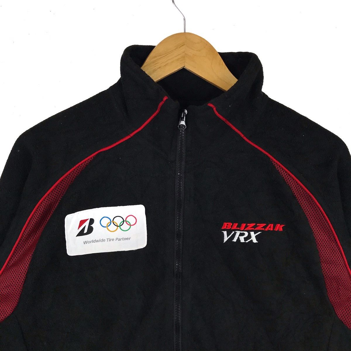 Vintage Vintage Blizzak VRX x Bridgestone x Olympic Fleece Jacket Size US L / EU 52-54 / 3 - 2 Thumbnail
