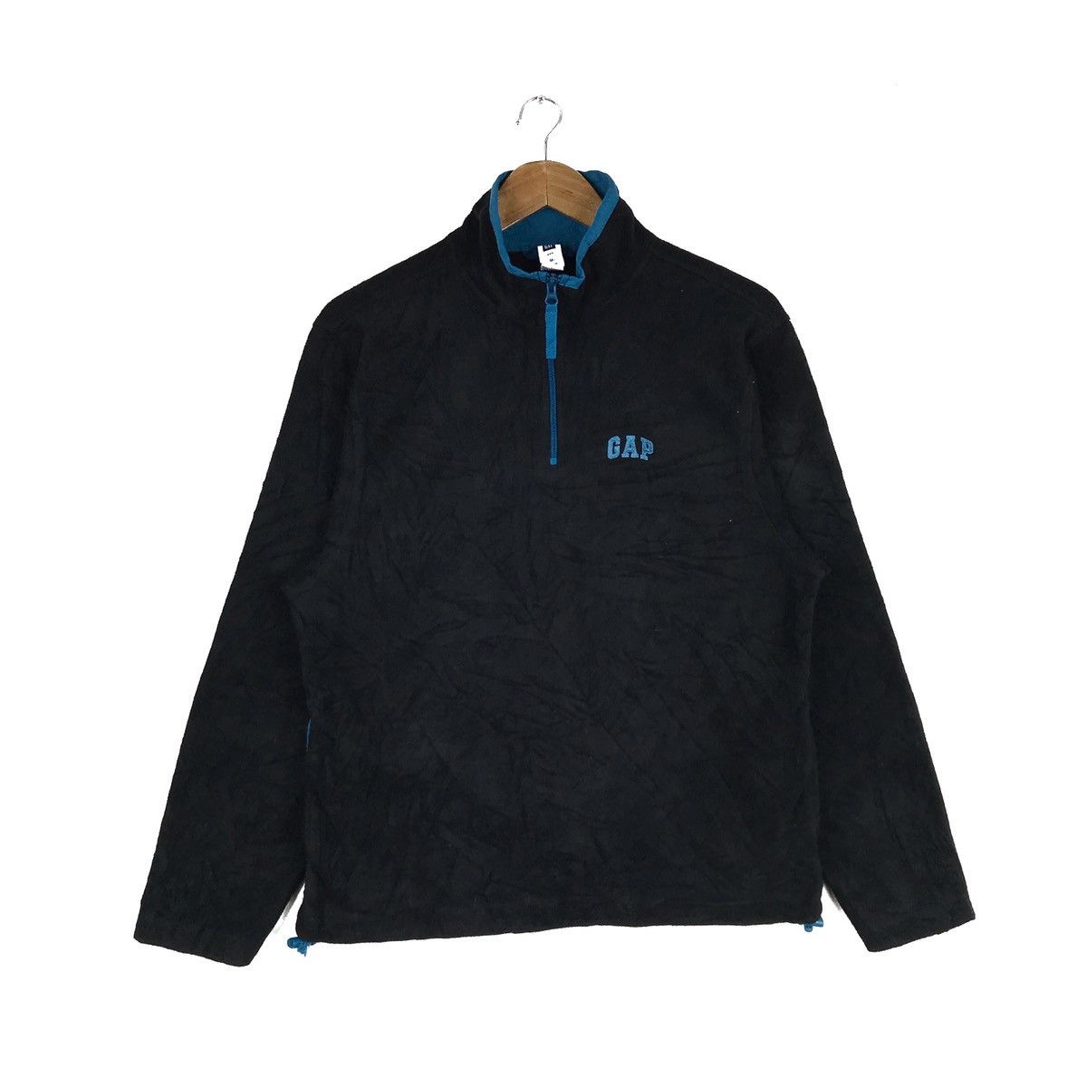 Gap Vintage Gap Minimalist Half Zipper Fleece Sweatshirt Size US M / EU 48-50 / 2 - 1 Thumbnail