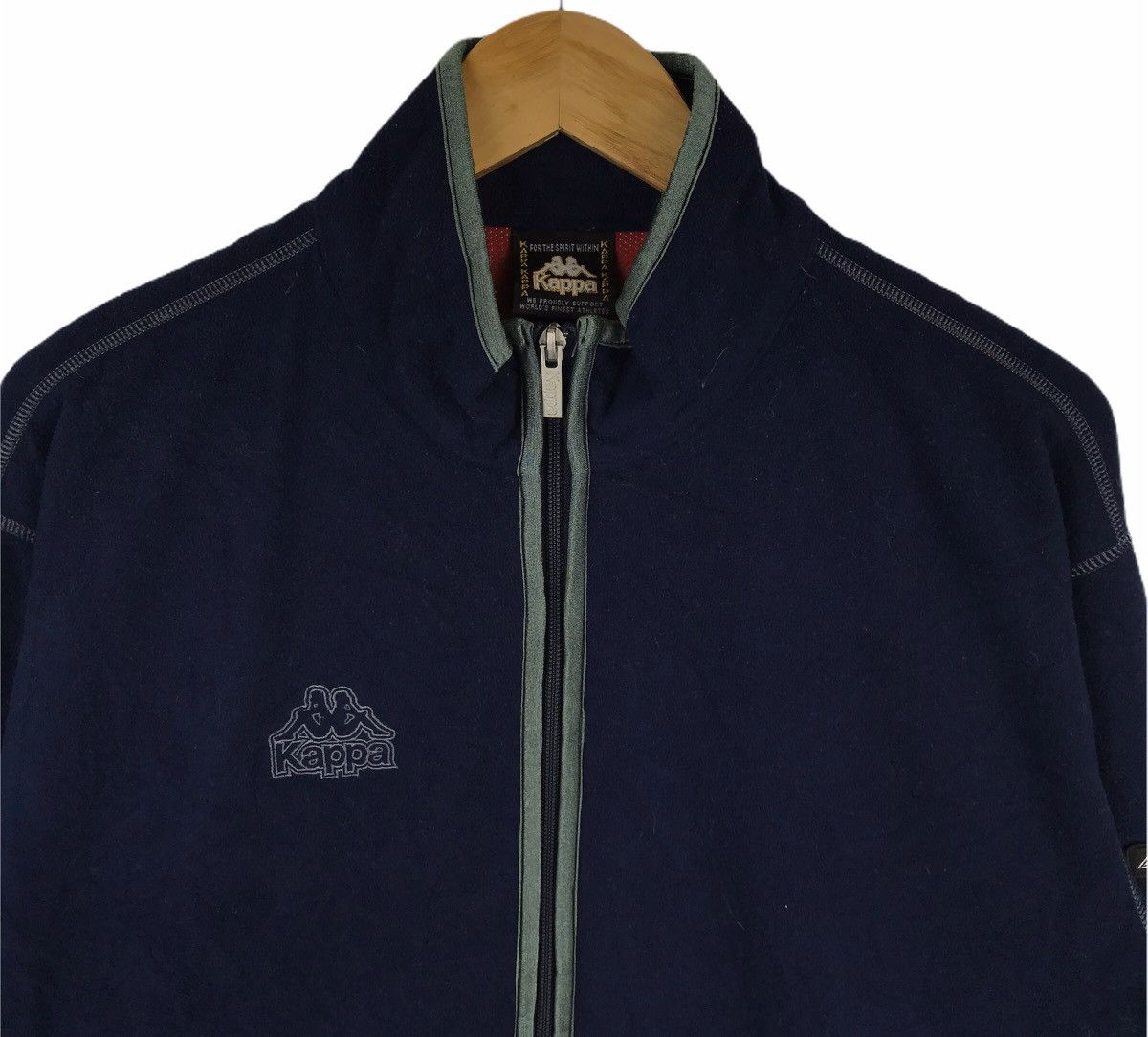Kappa Vintage Kappa Aerothermo Essentials Zipper Fleece Jacket Size US L / EU 52-54 / 3 - 2 Thumbnail