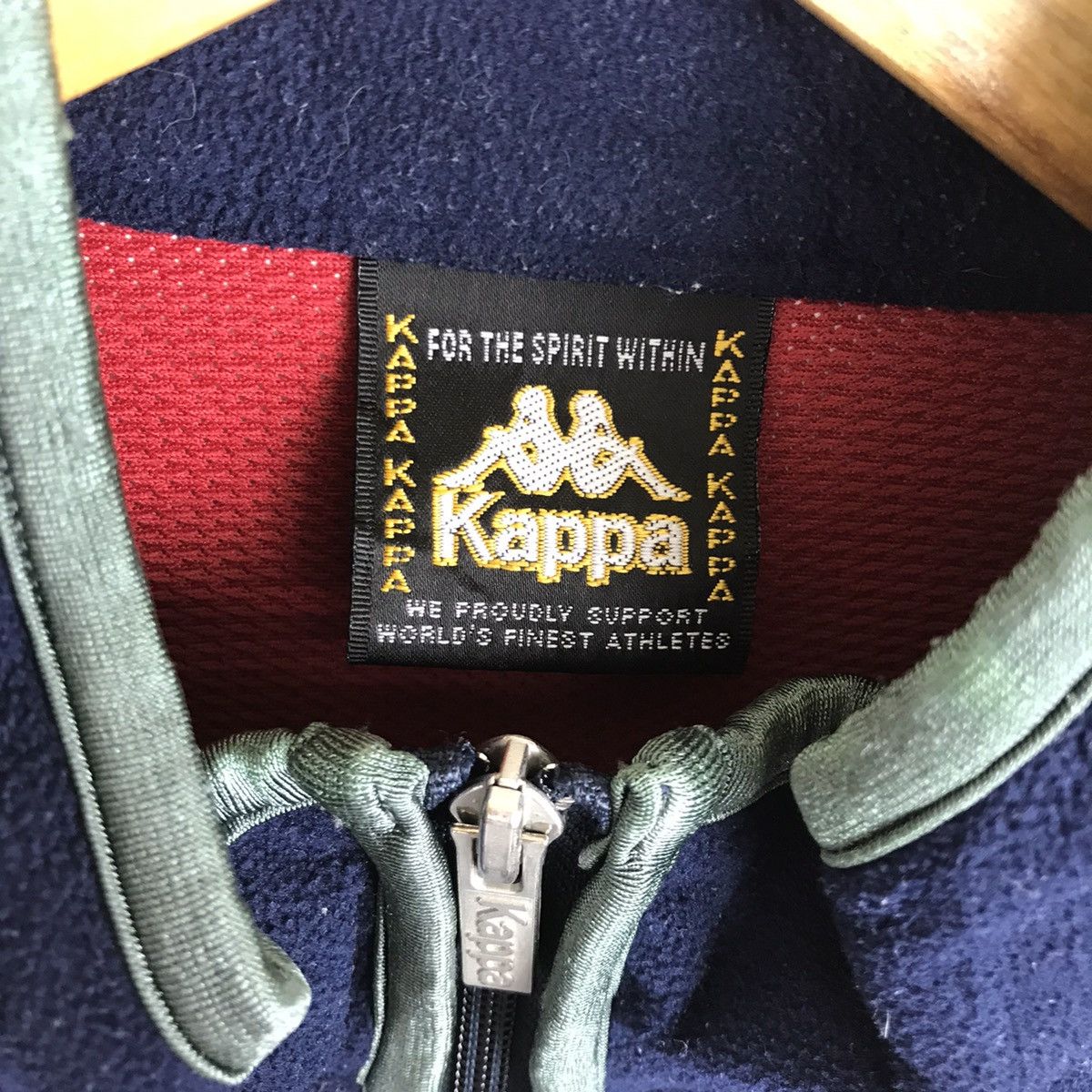 Kappa Vintage Kappa Aerothermo Essentials Zipper Fleece Jacket Size US L / EU 52-54 / 3 - 6 Thumbnail