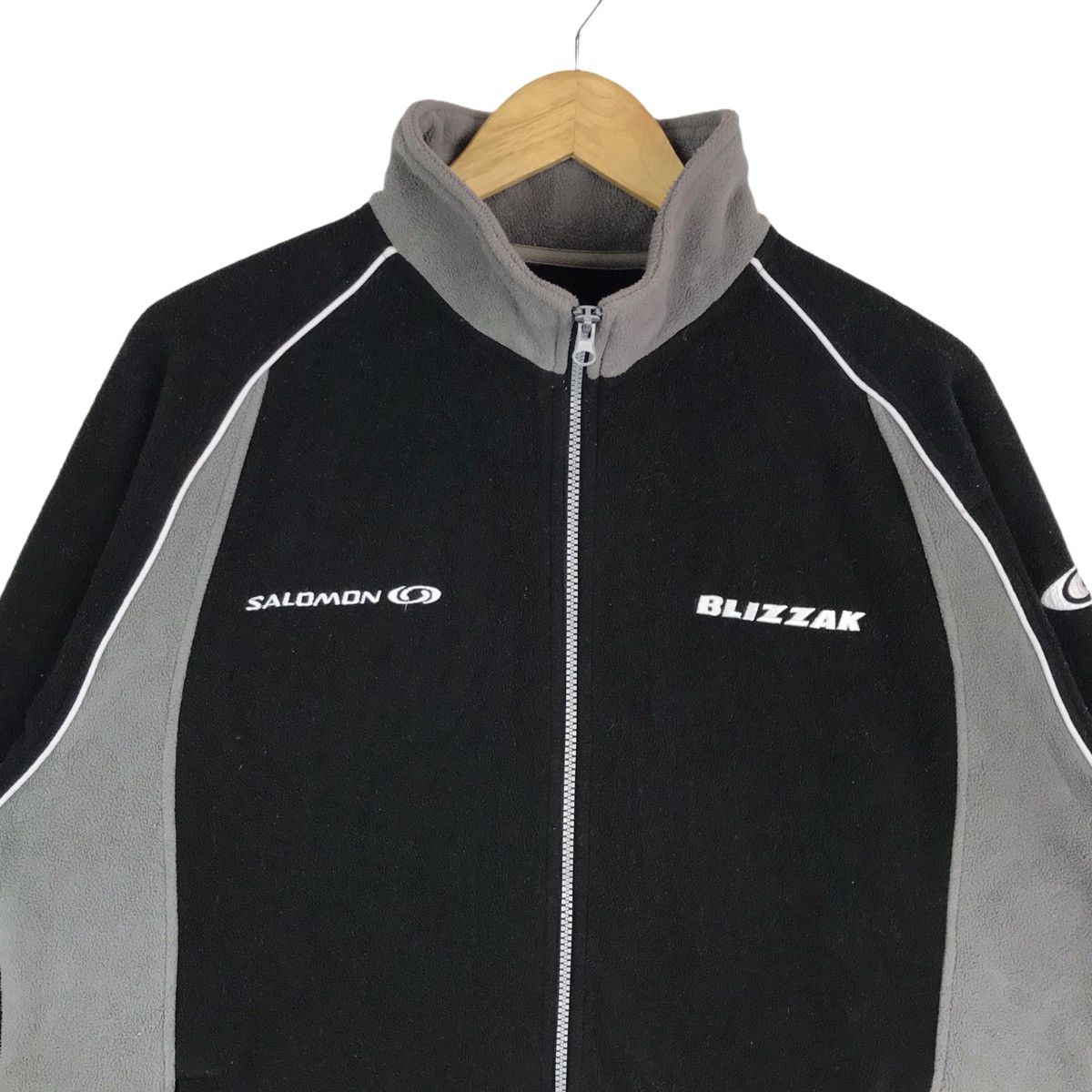 Salomon Vintage Salomon X Blizzak X Bridgestone Fleece Jacket Size US L / EU 52-54 / 3 - 2 Thumbnail
