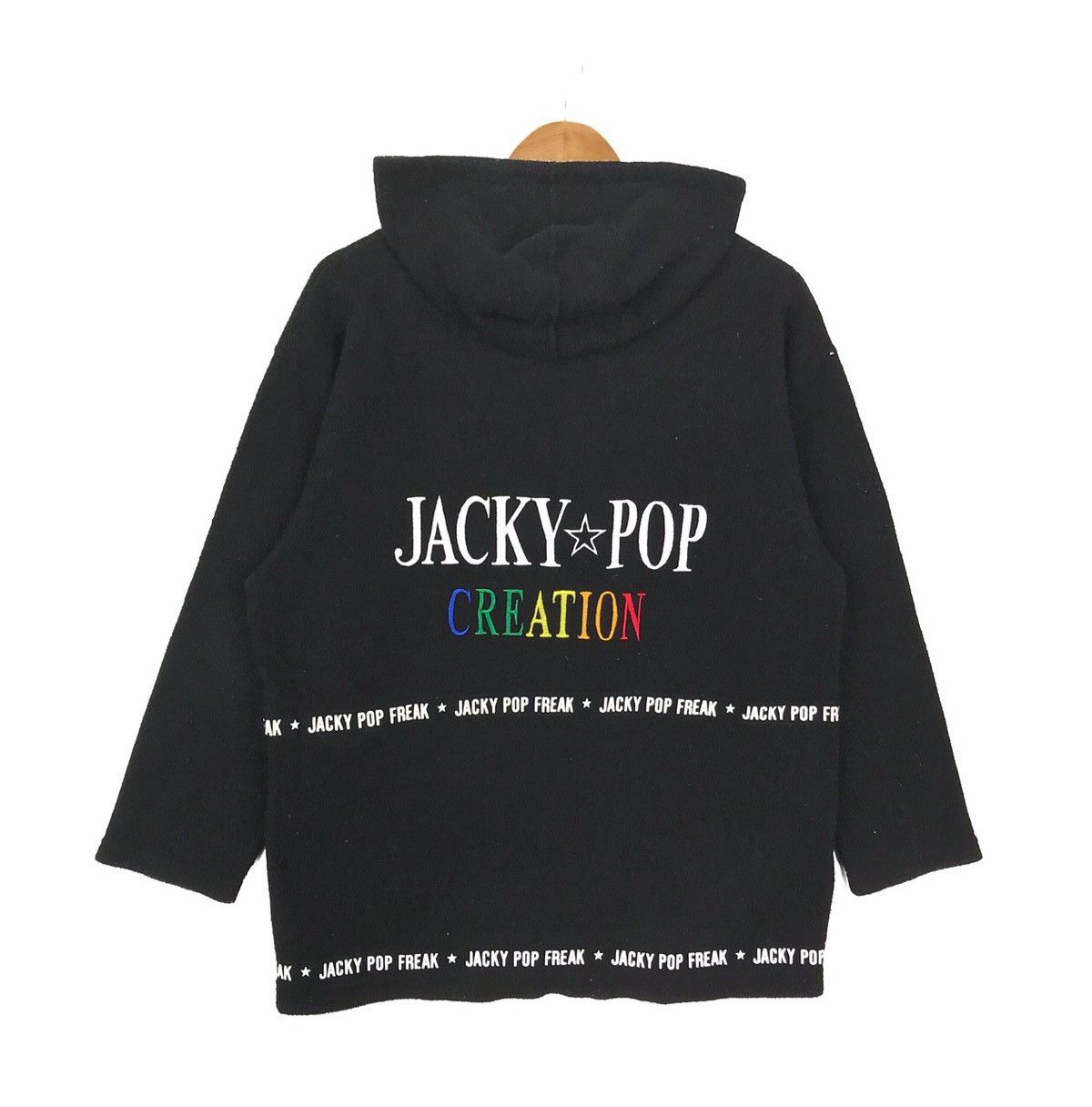 Vintage Vintage Jacky Pop Freak Creation Hoodie Fleece Jacket Size US L / EU 52-54 / 3 - 1 Thumbnail