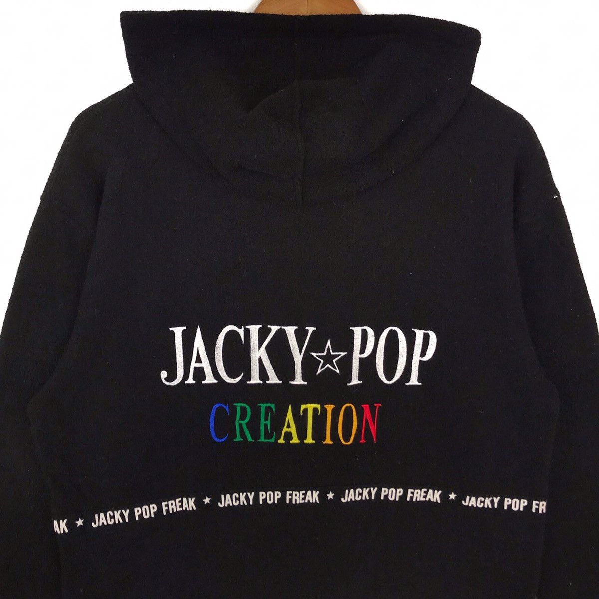Vintage Vintage Jacky Pop Freak Creation Hoodie Fleece Jacket Size US L / EU 52-54 / 3 - 2 Thumbnail