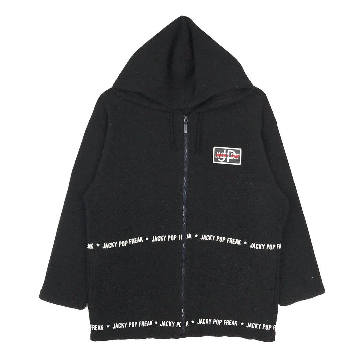 Vintage Vintage Jacky Pop Freak Creation Hoodie Fleece Jacket Size US L / EU 52-54 / 3 - 4 Thumbnail