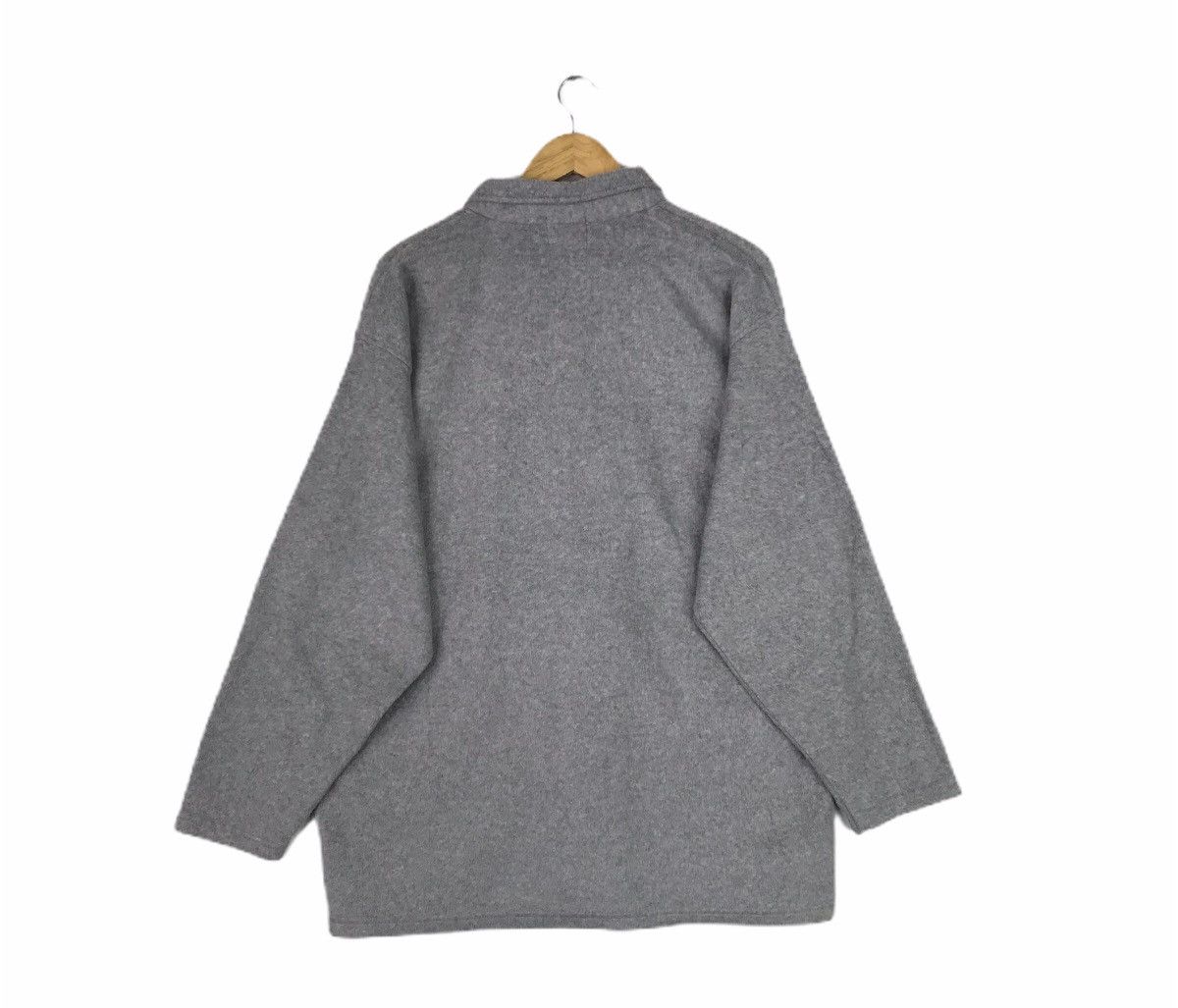 Valentino × Vintage Vintage Gianni Valentino Italy Fleece Coat Jacket Size US L / EU 52-54 / 3 - 3 Thumbnail