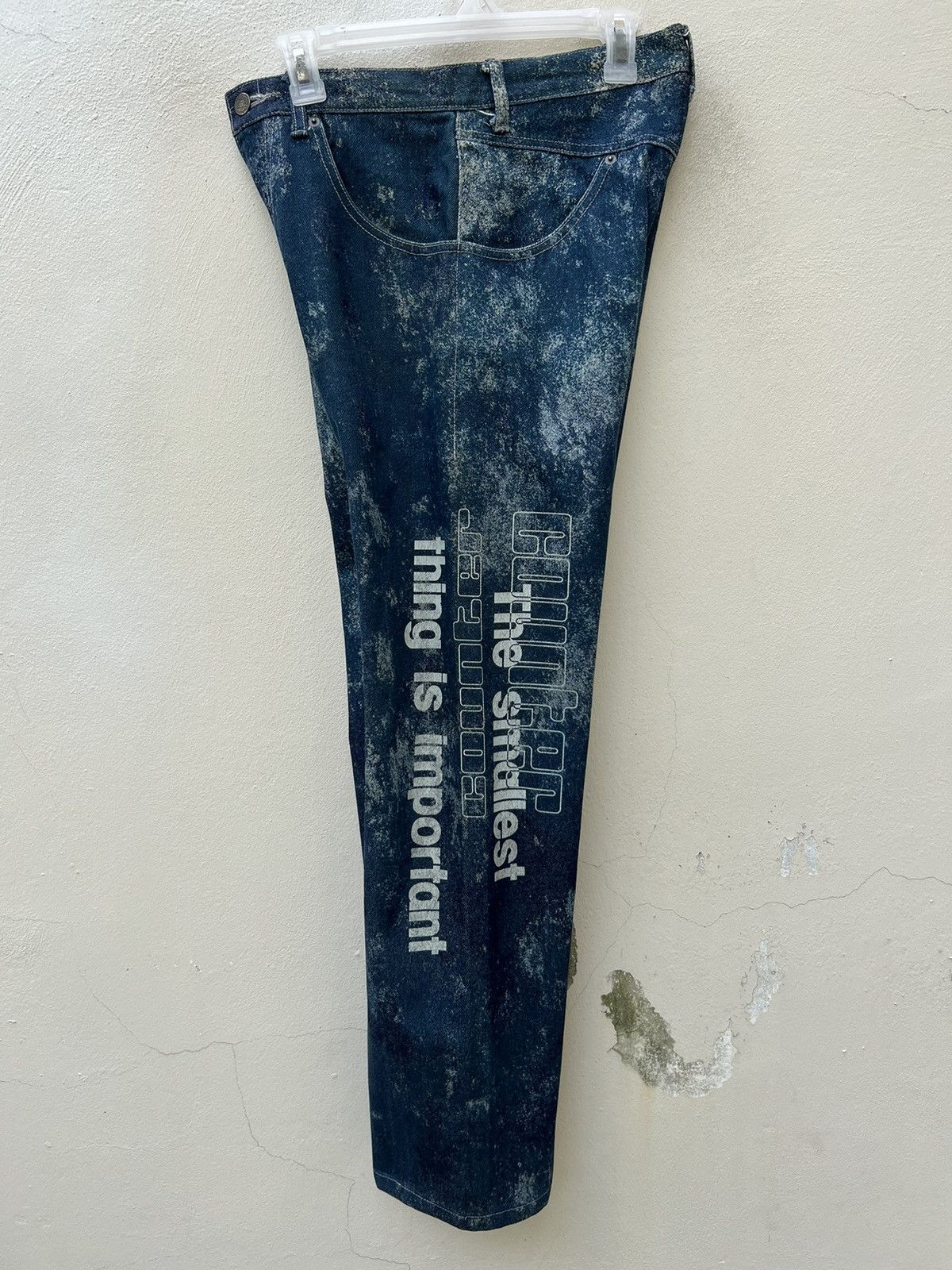 Vintage MANIAC WORKS Japan " Thing is important " Denim Size US 30 / EU 46 - 17 Thumbnail