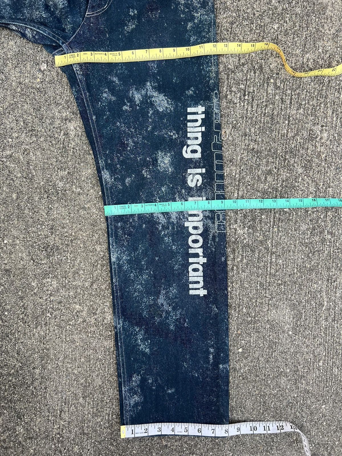 Vintage MANIAC WORKS Japan " Thing is important " Denim Size US 30 / EU 46 - 3 Thumbnail