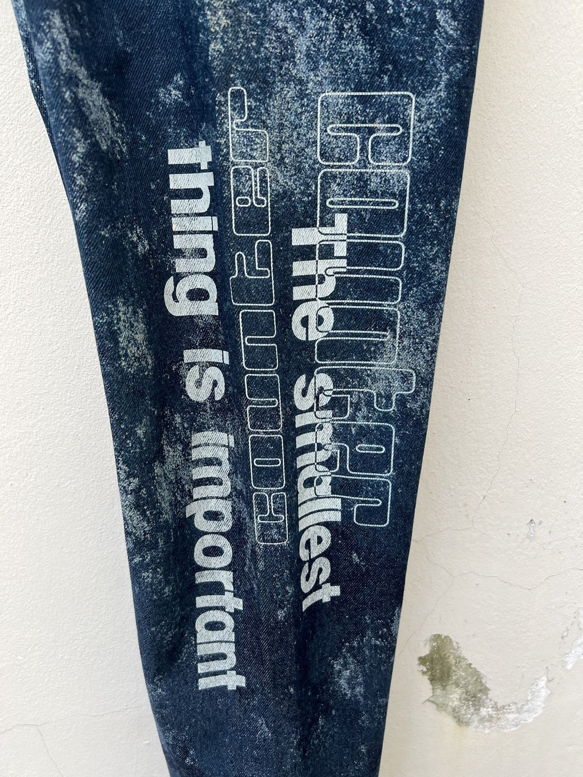 Vintage MANIAC WORKS Japan " Thing is important " Denim Size US 30 / EU 46 - 19 Thumbnail