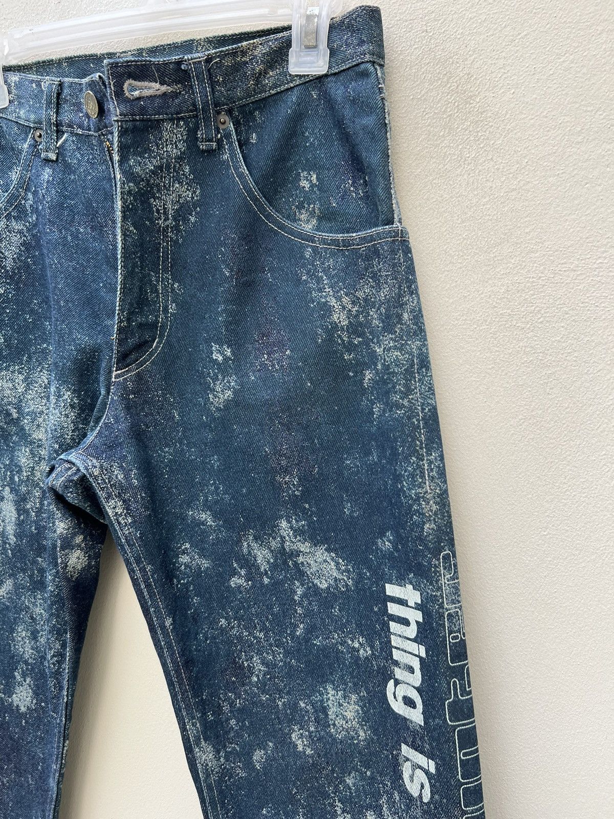 Vintage MANIAC WORKS Japan " Thing is important " Denim Size US 30 / EU 46 - 10 Thumbnail