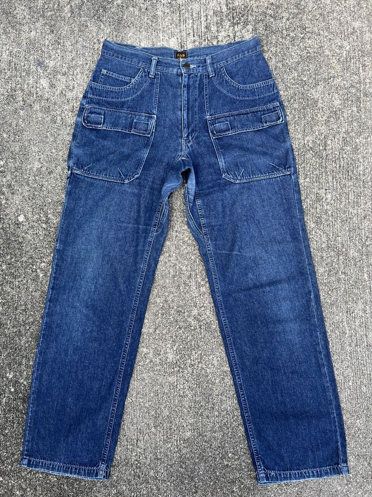 image of F O B Factory Vintage Fob Factory Special Union Made Denim Pant in Blue, Men's (Size 32)