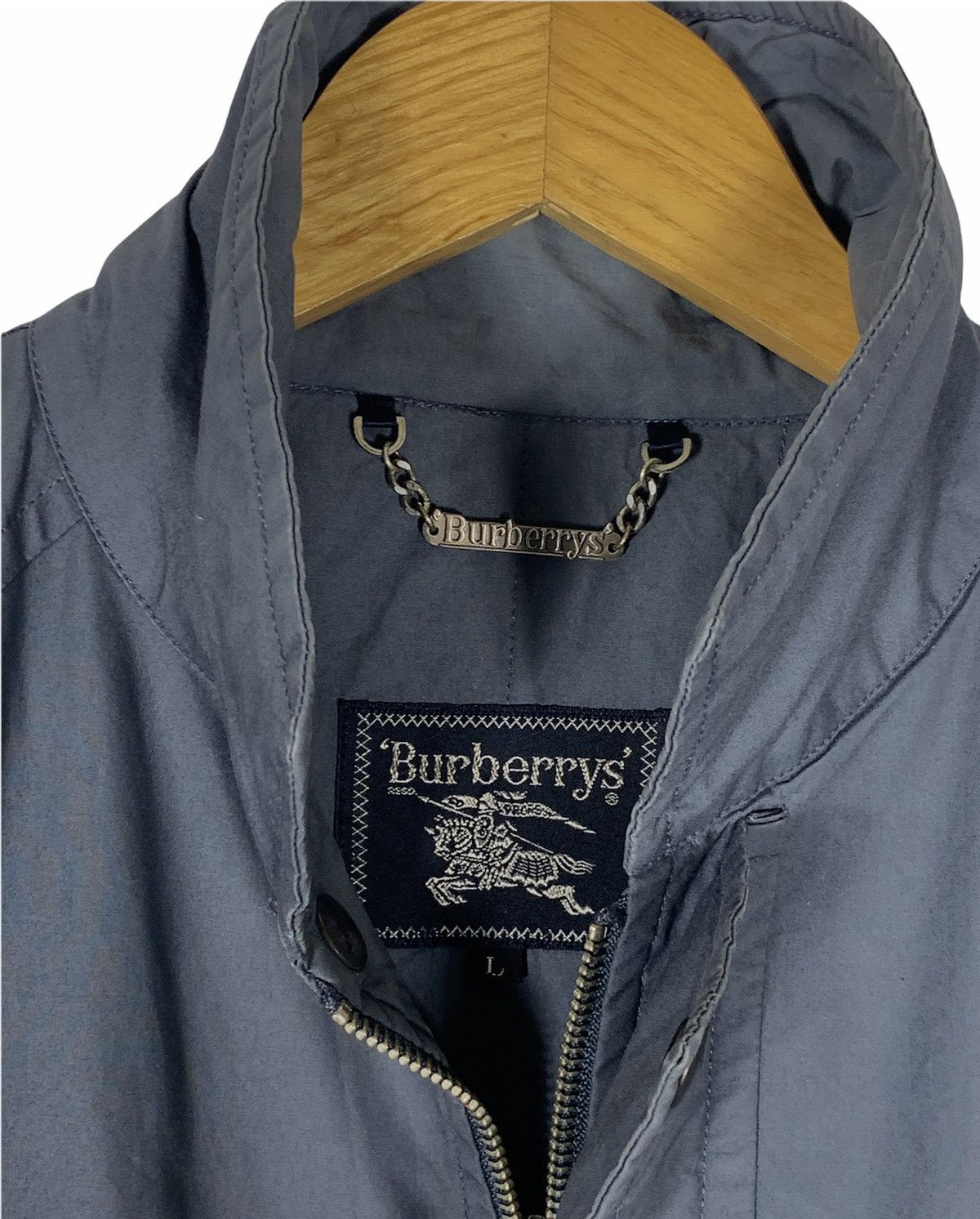 Burberry Vintage Burberry's Long Jacket Pockets Size US L / EU 52-54 / 3 - 3 Thumbnail