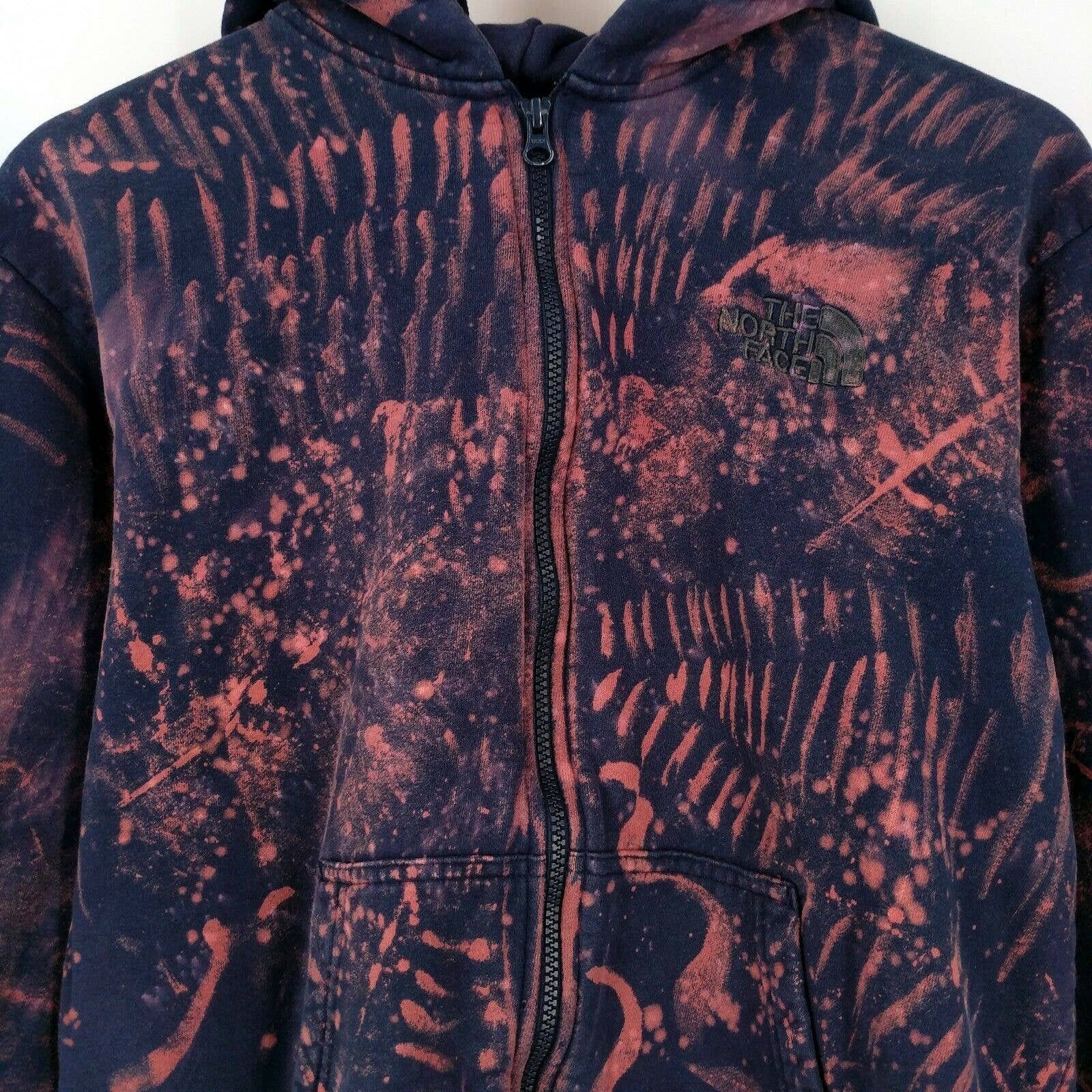 The North Face The North Face Custom Bleached Tie Dye Hoodie Sweatshirt L Size US L / EU 52-54 / 3 - 2 Thumbnail