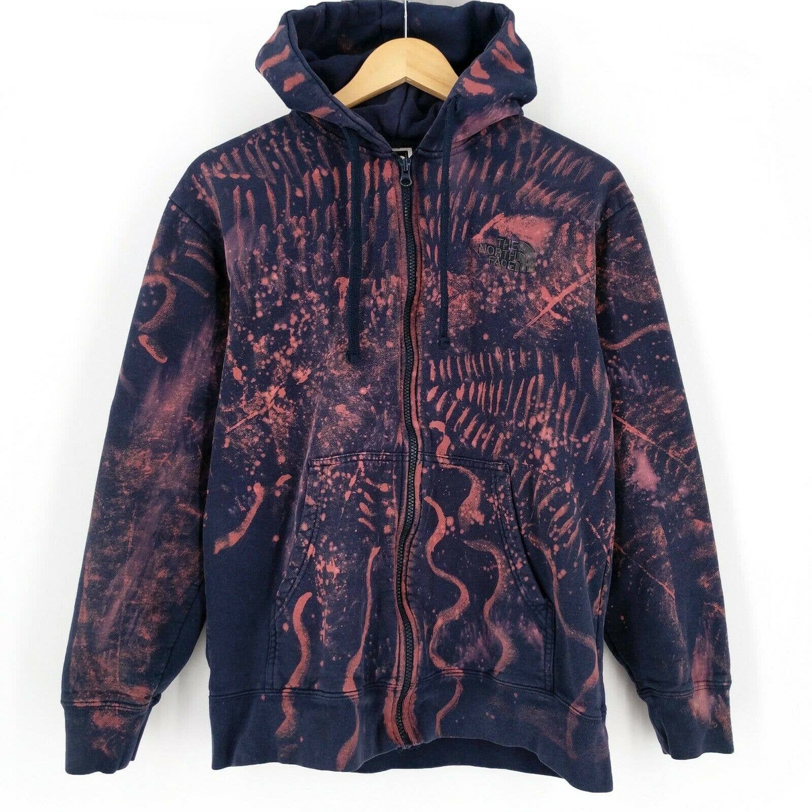 The North Face The North Face Custom Bleached Tie Dye Hoodie Sweatshirt L Size US L / EU 52-54 / 3 - 1 Thumbnail