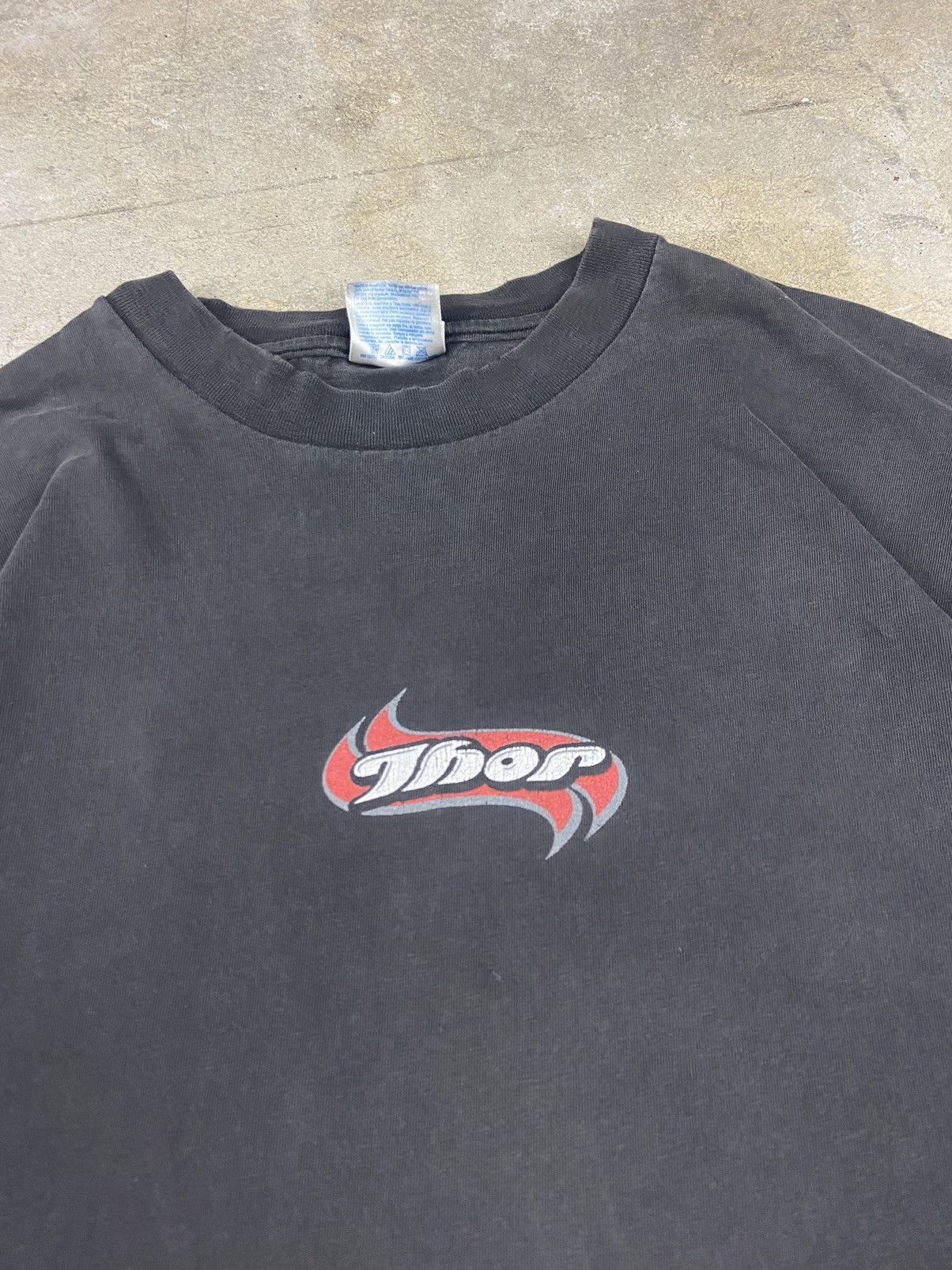 Vintage Vintage beautifully faded Thor motocross t shirt Size US XXL / EU 58 / 5 - 5 Thumbnail
