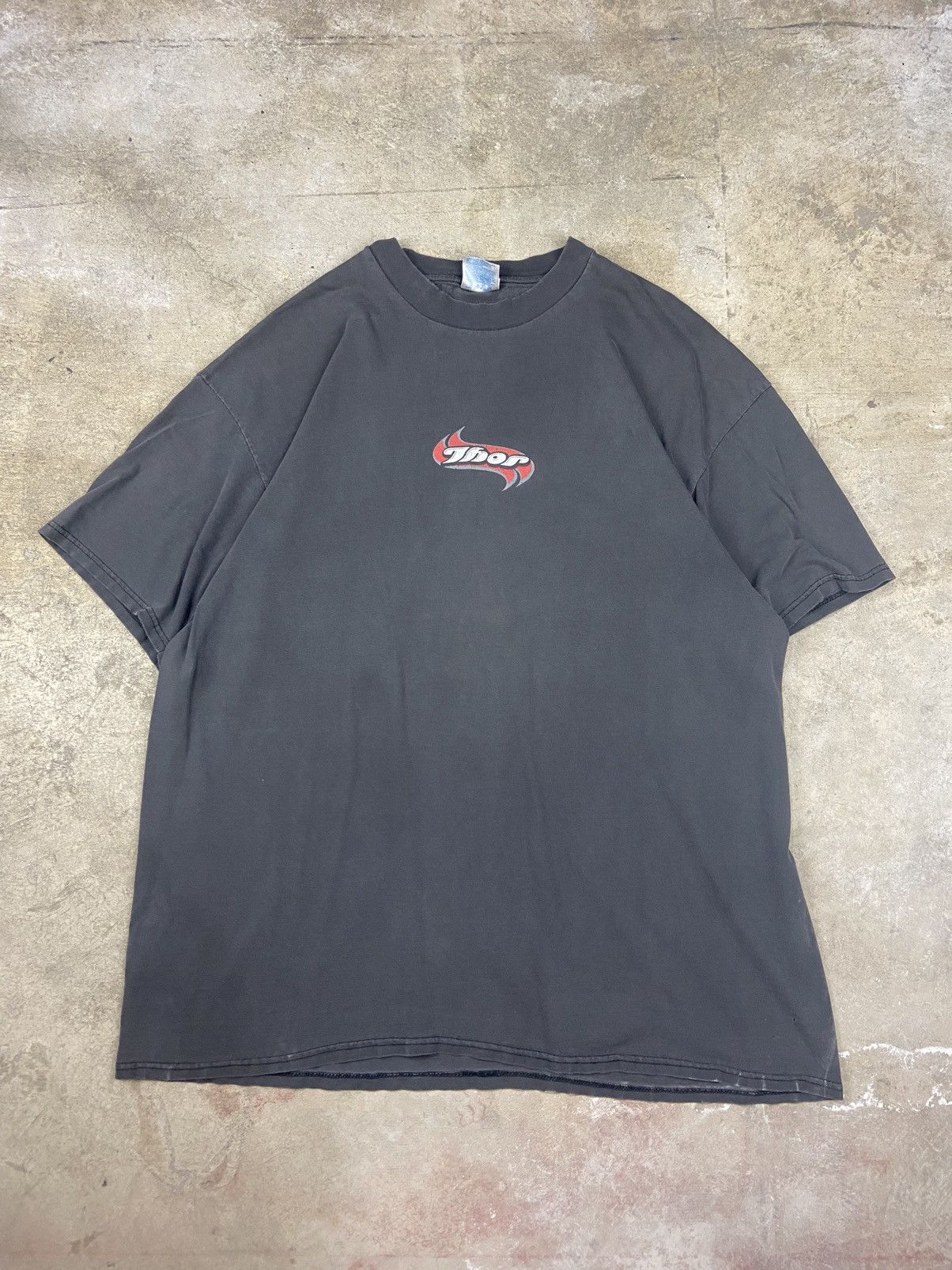 Vintage Vintage beautifully faded Thor motocross t shirt Size US XXL / EU 58 / 5 - 4 Thumbnail