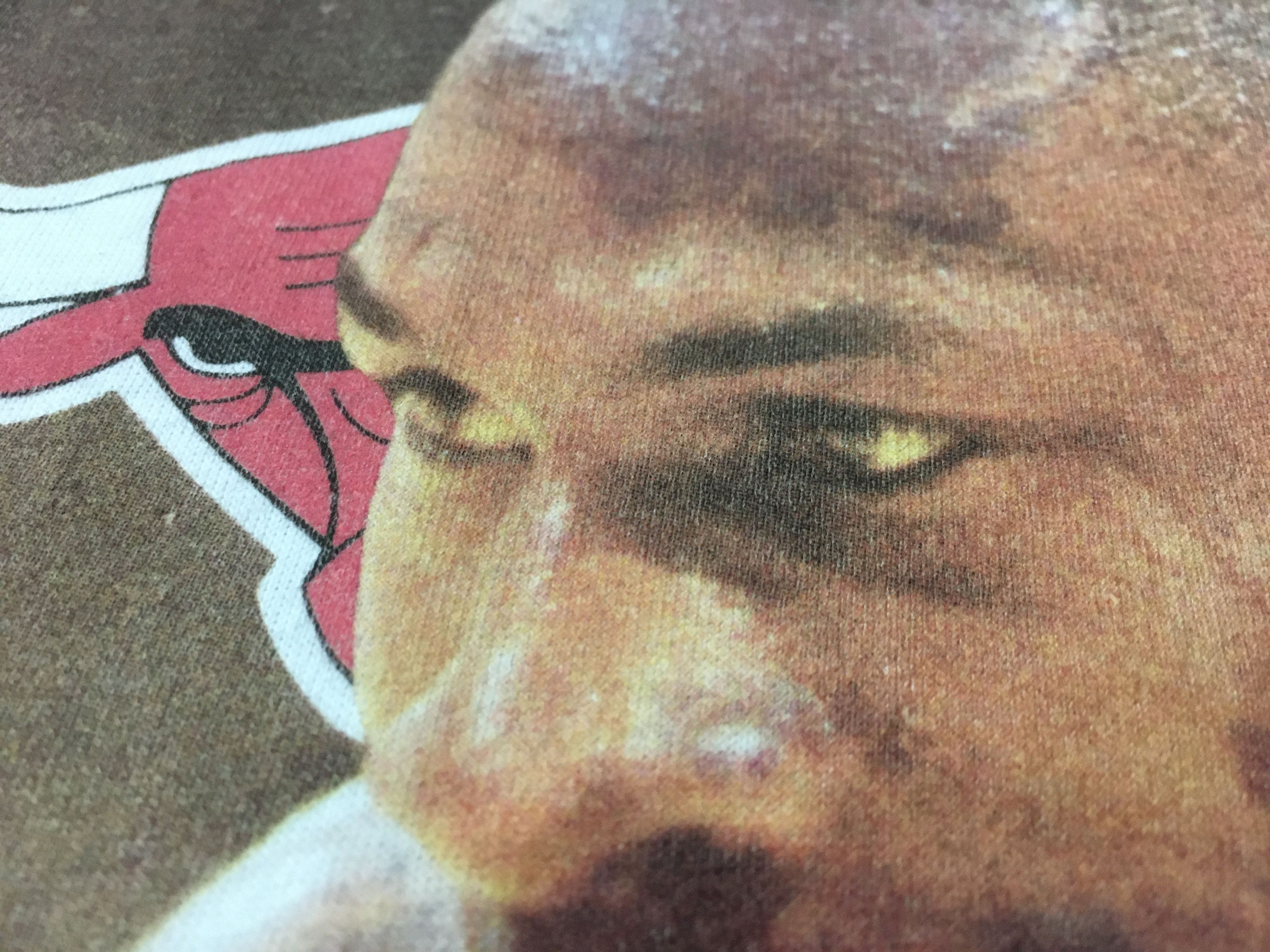 NBA × Rap Tees × Vintage Vintage Michael Jordan shirt Bulls bootleg Single stitch Size US L / EU 52-54 / 3 - 4 Thumbnail