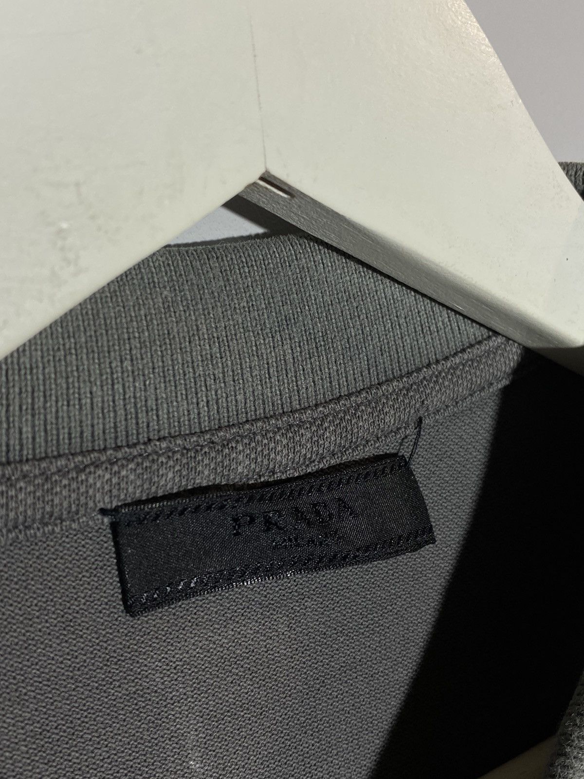 Prada Red Tab Authentic Polo T-shirt