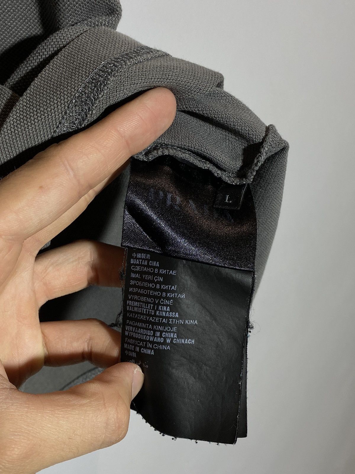 Prada Red Tab Authentic Polo T-shirt